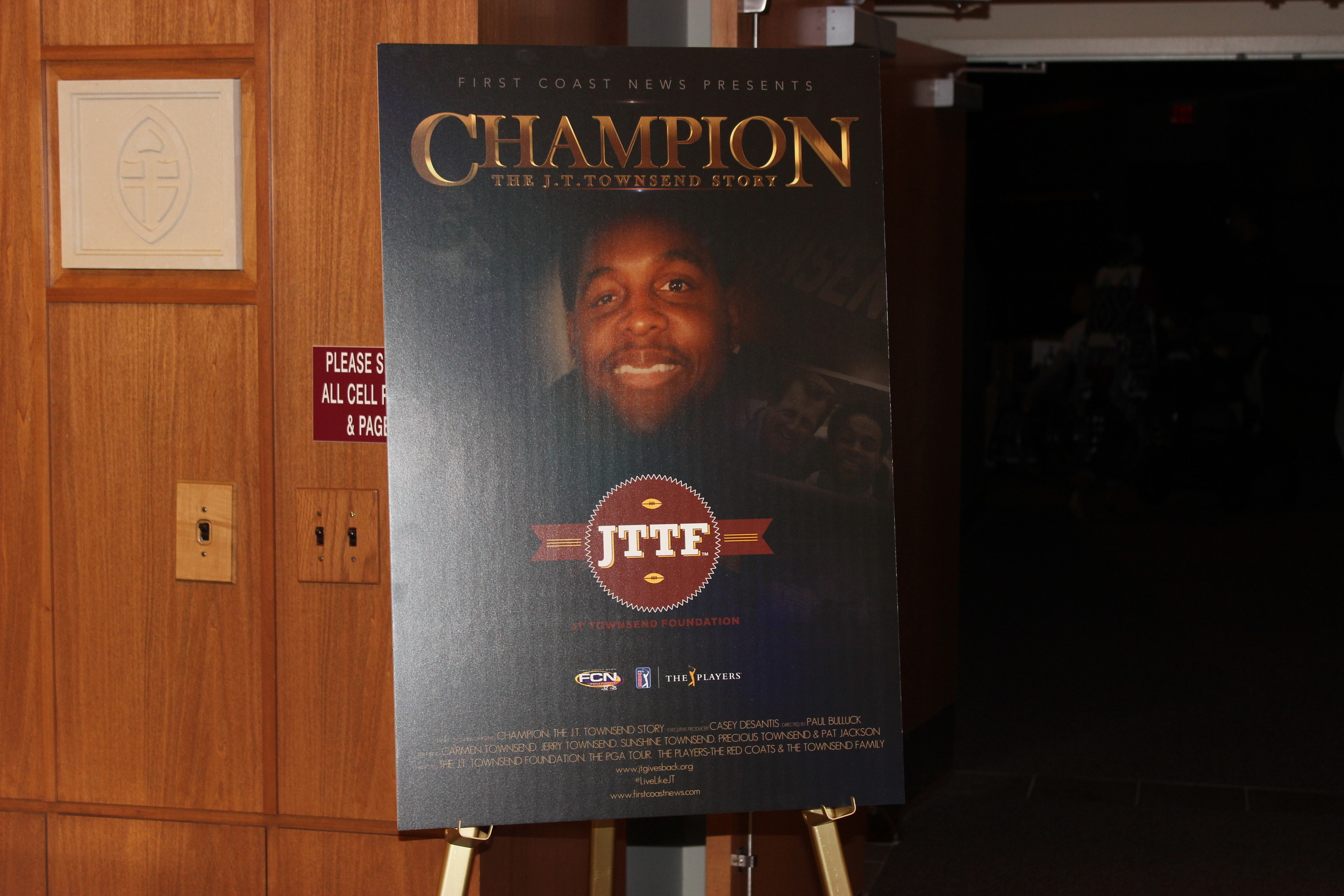 "Champion: The J.T. Townsend Story" is a one-hour documentary about the life of a former Episcopal High School student who received a near-fatal spinal injury on the football field, including his lasting impacts on the First Coast community.
