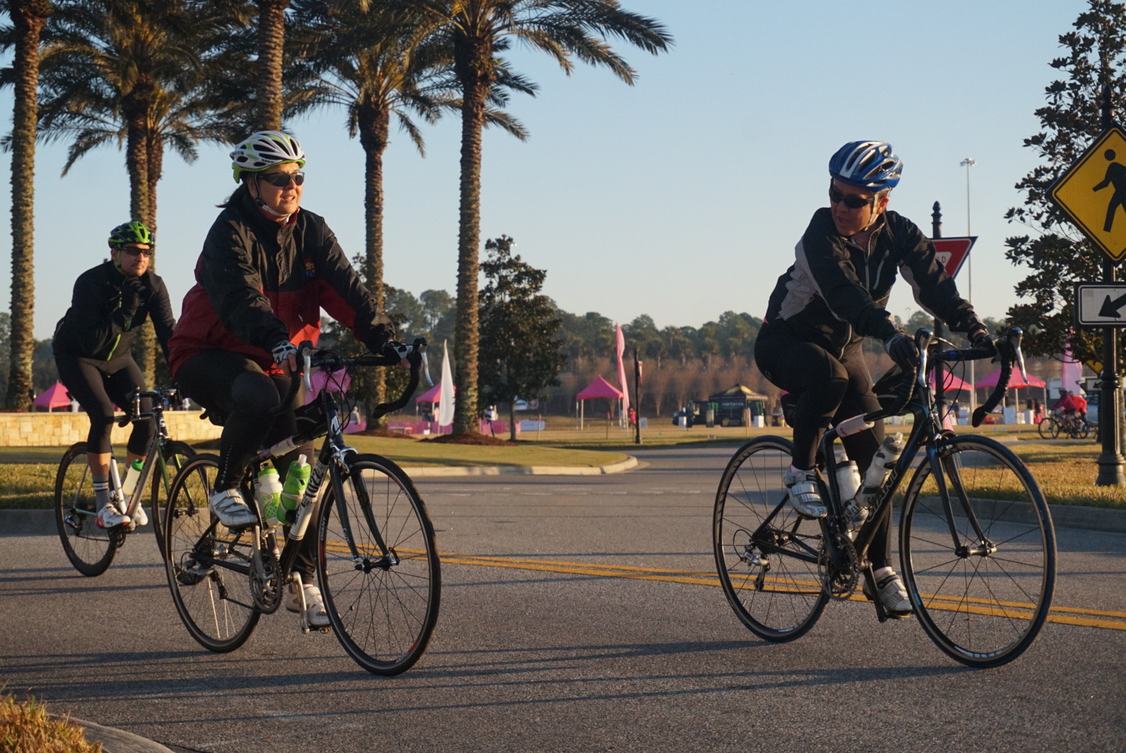 Bikers for Susan G. Komen’s inaugural Ride for the Cure take off in waves for rides ranging between 10 and 64 miles.