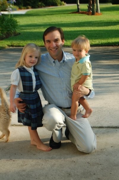 Dr. Magnano with children, Alexis and Carter.