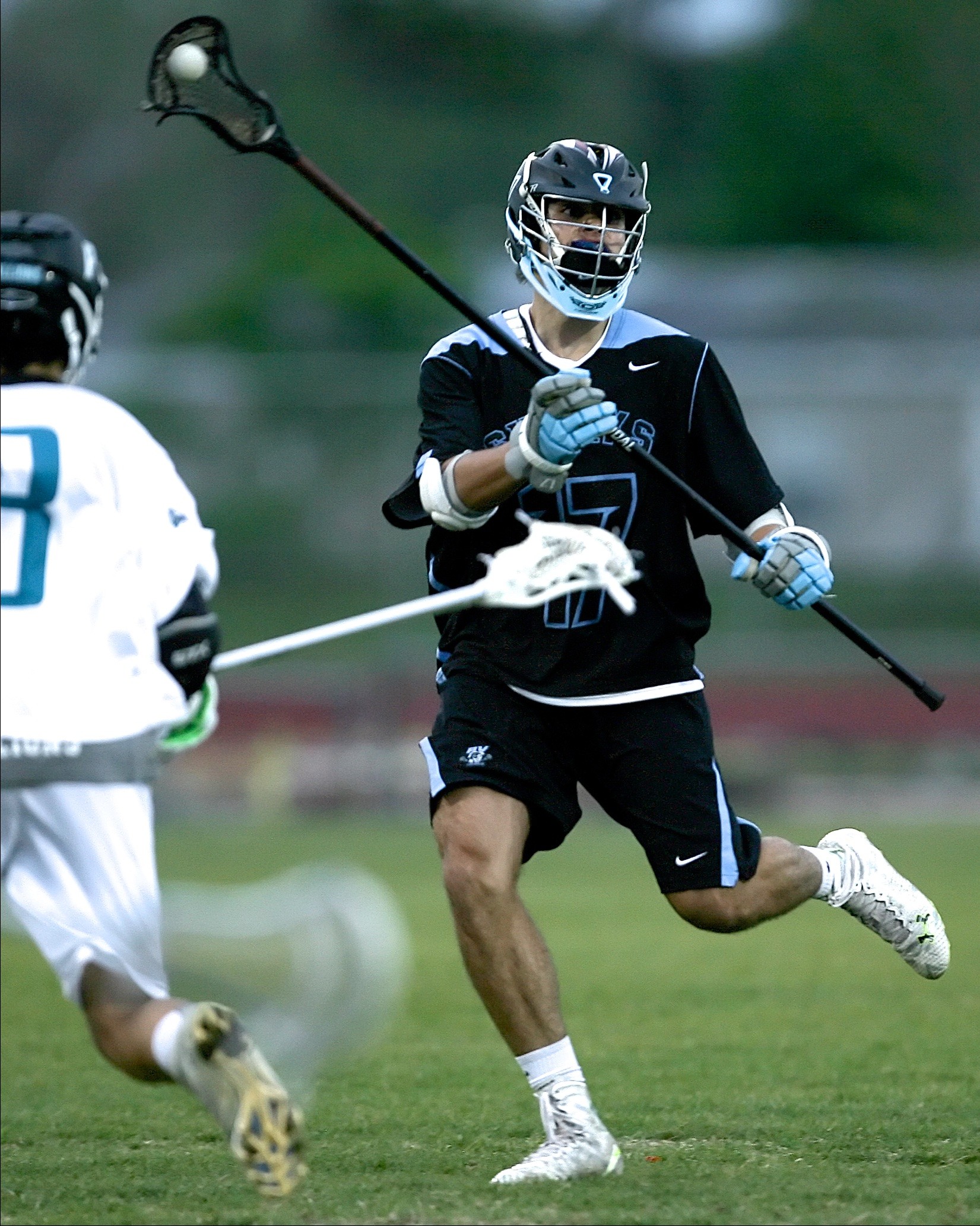 #17 Devin Naidoo looks to clear the ball for Ponte Vedra