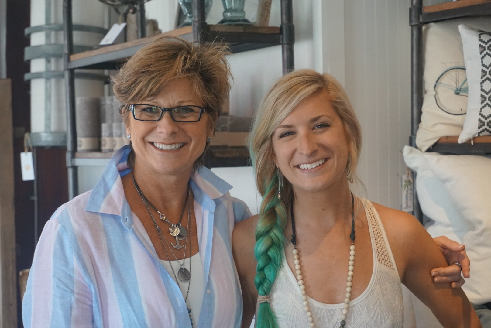 Cathy Thomasson and Cara Burky, the mother-daughter team behind Sidney Cardel's.