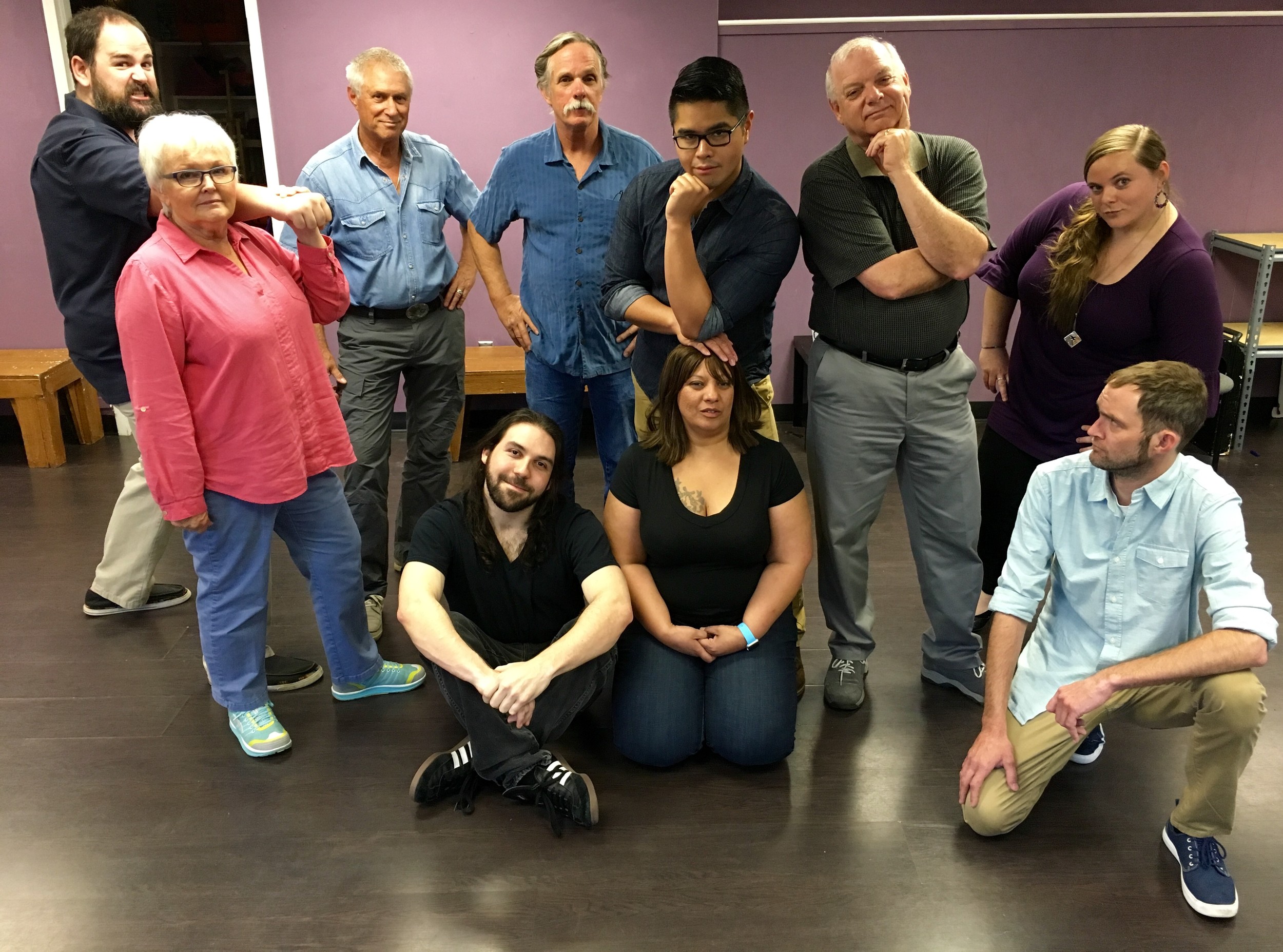 Angelilli’s adult improv acting students
