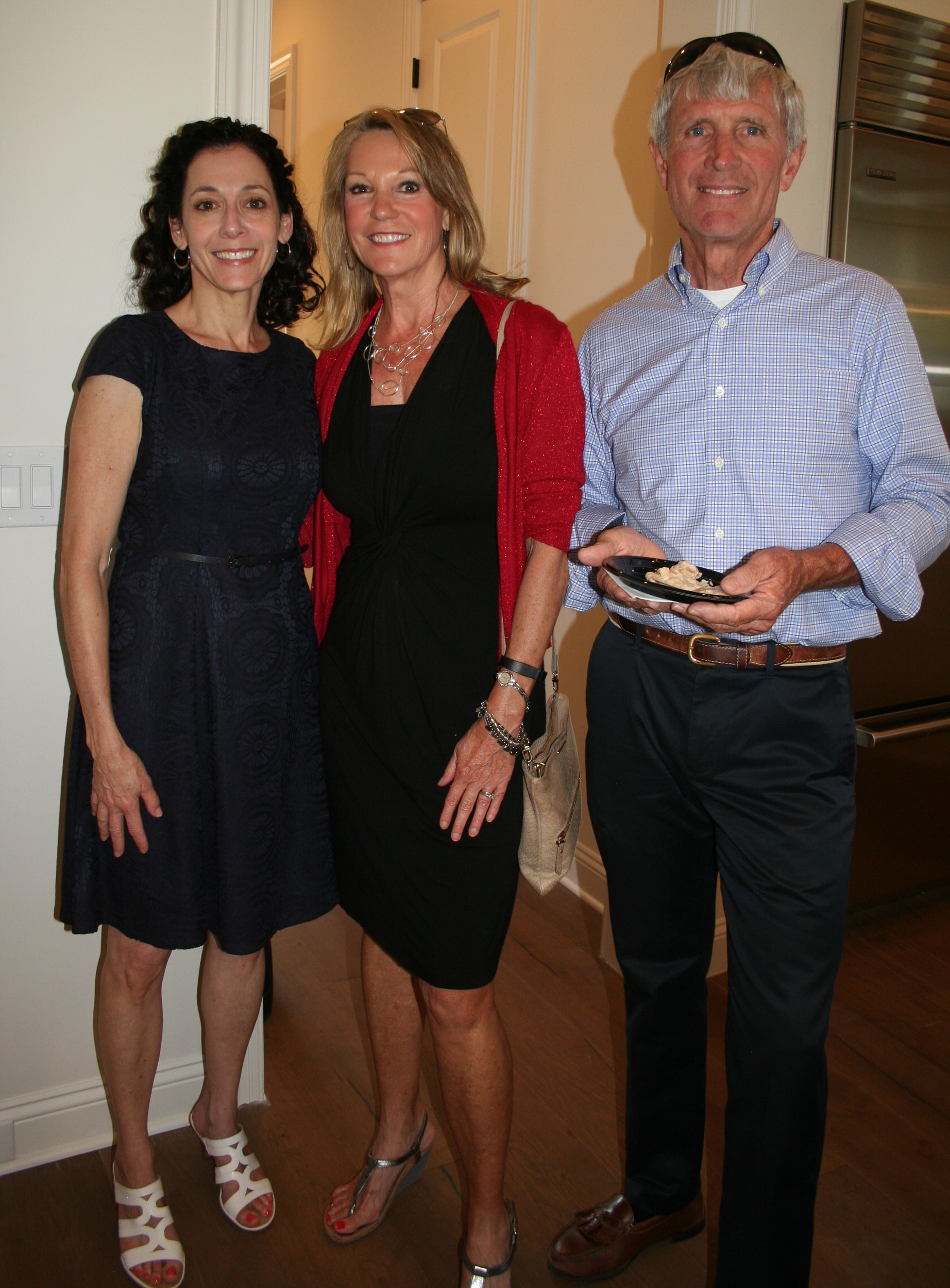 Liz Petkoski with Donna and Harry Ruhsam
