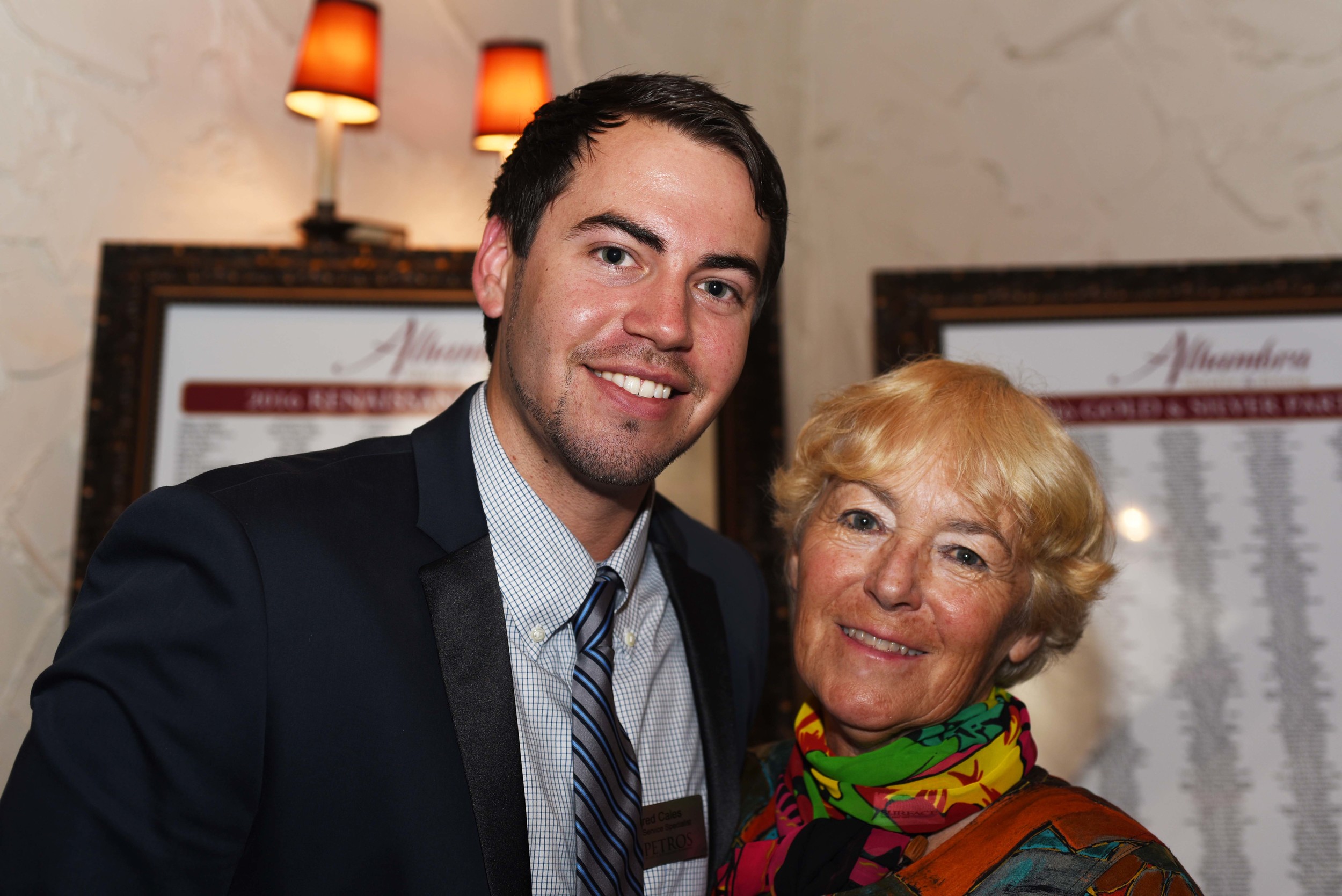 Jared Cales, client service specialist for Petros Estate & Retirement Planning with Nancy Grasso