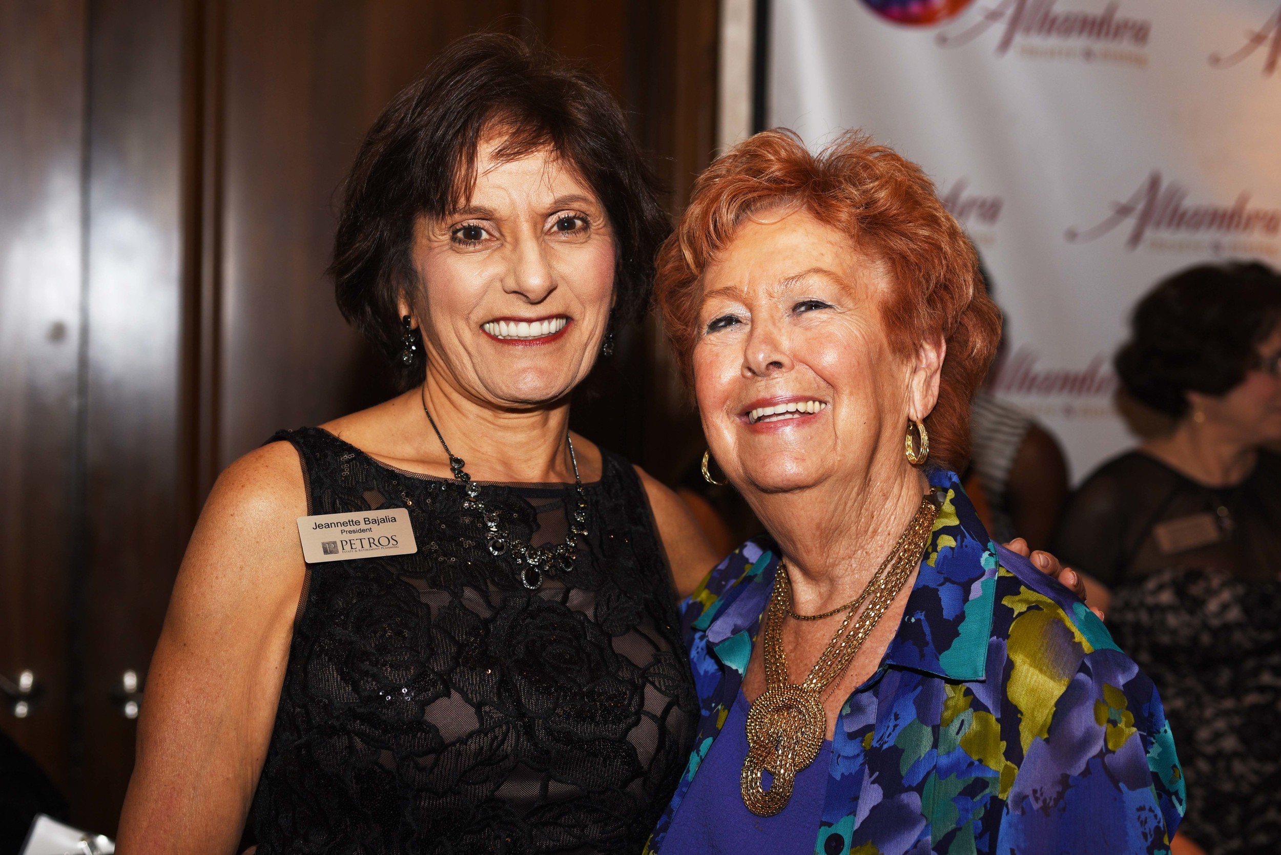 Jeannette Bajalia, Petros Estate & Retirement Planning president and principal advisor and founder and president of Woman’s Worth with Joan Foley