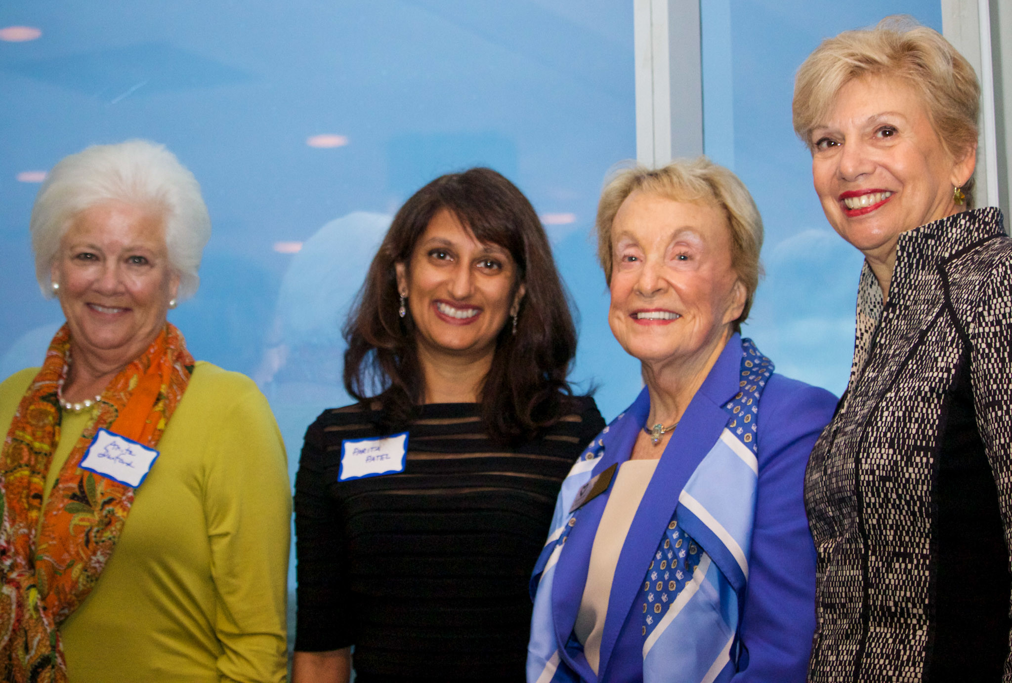 Volunteers recognized for completing 500 Hours of volunteer service were Anita Dunsford and Dr. Parita Patel, who were joined by Volunteers in Medicine Co-Founder Dottie Dorion and Board Chair Helen Morse.