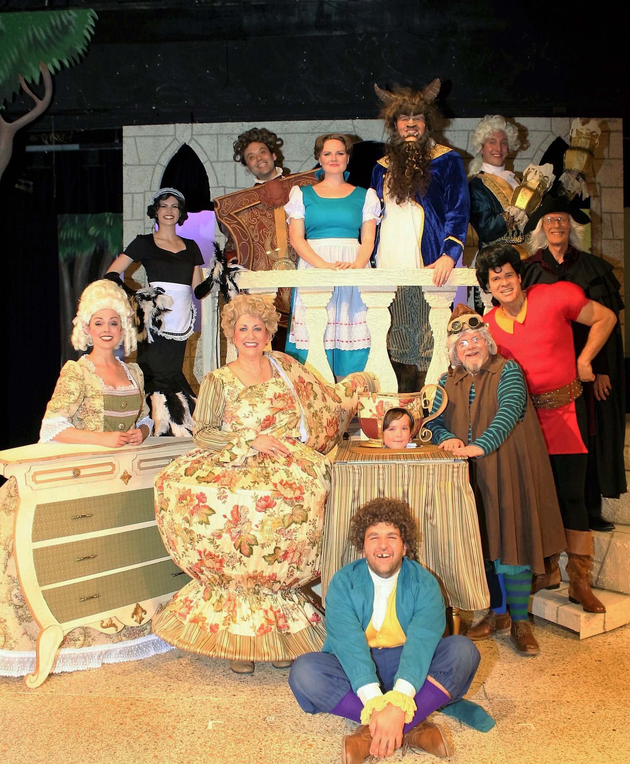 The cast of the Alhambra Theatre & Dining’s production of “Beauty and the Beast”