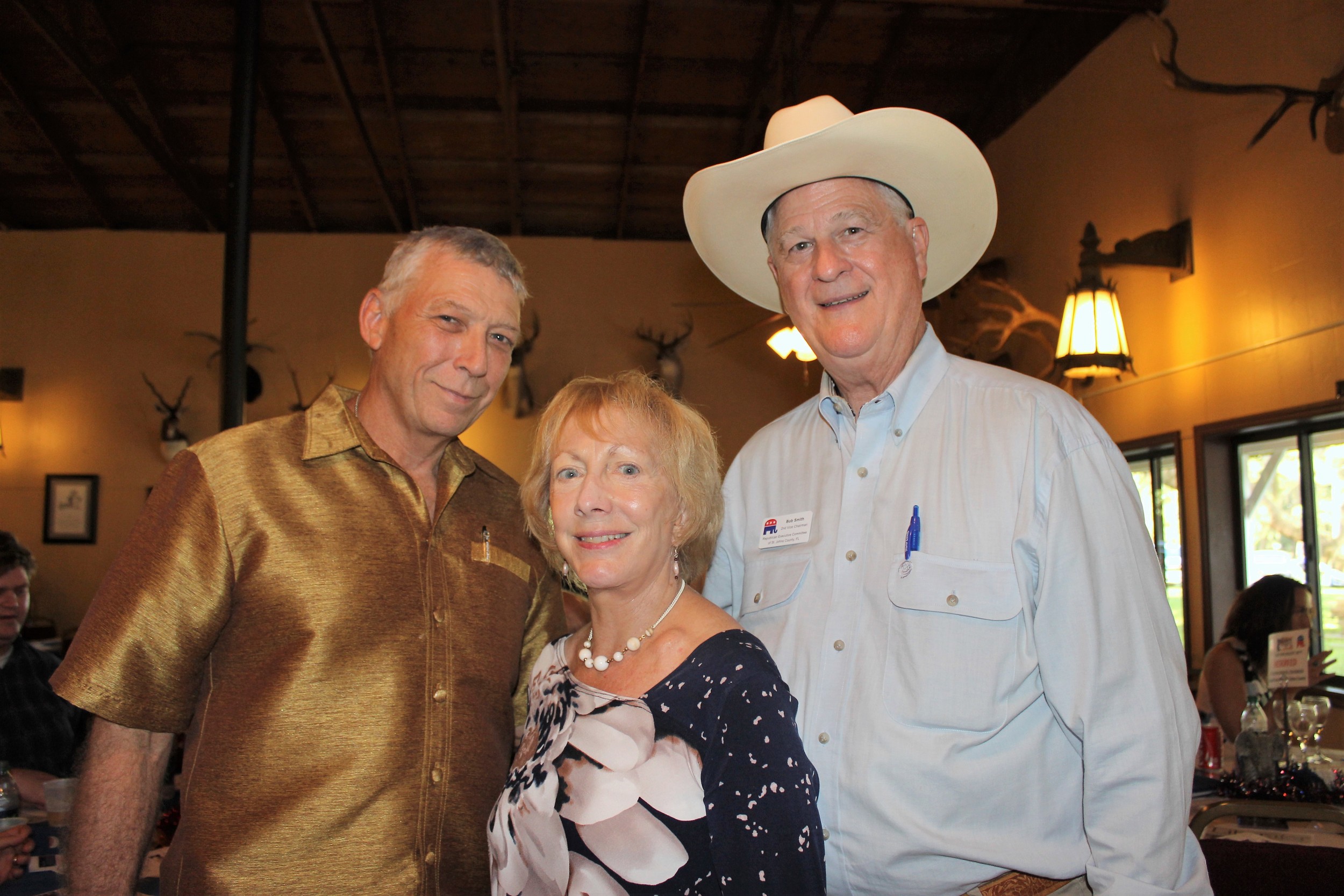 Dr. Roy Hinman, Karen Harvey and Bob Smith