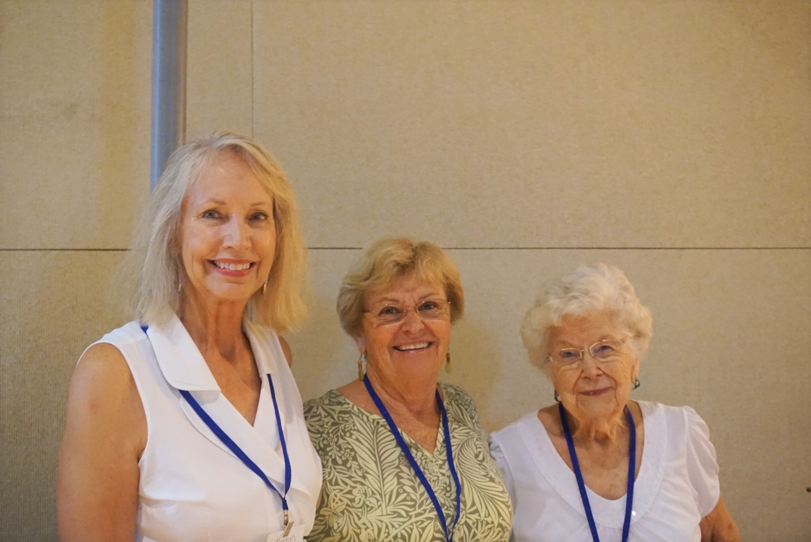 Karen Wolfson, Sue Glawe and Florence Charlton
