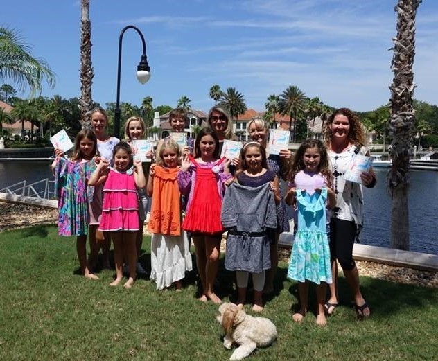 Inspired by a book they read, Bolles students collected dresses for donation to children in Guatemala.