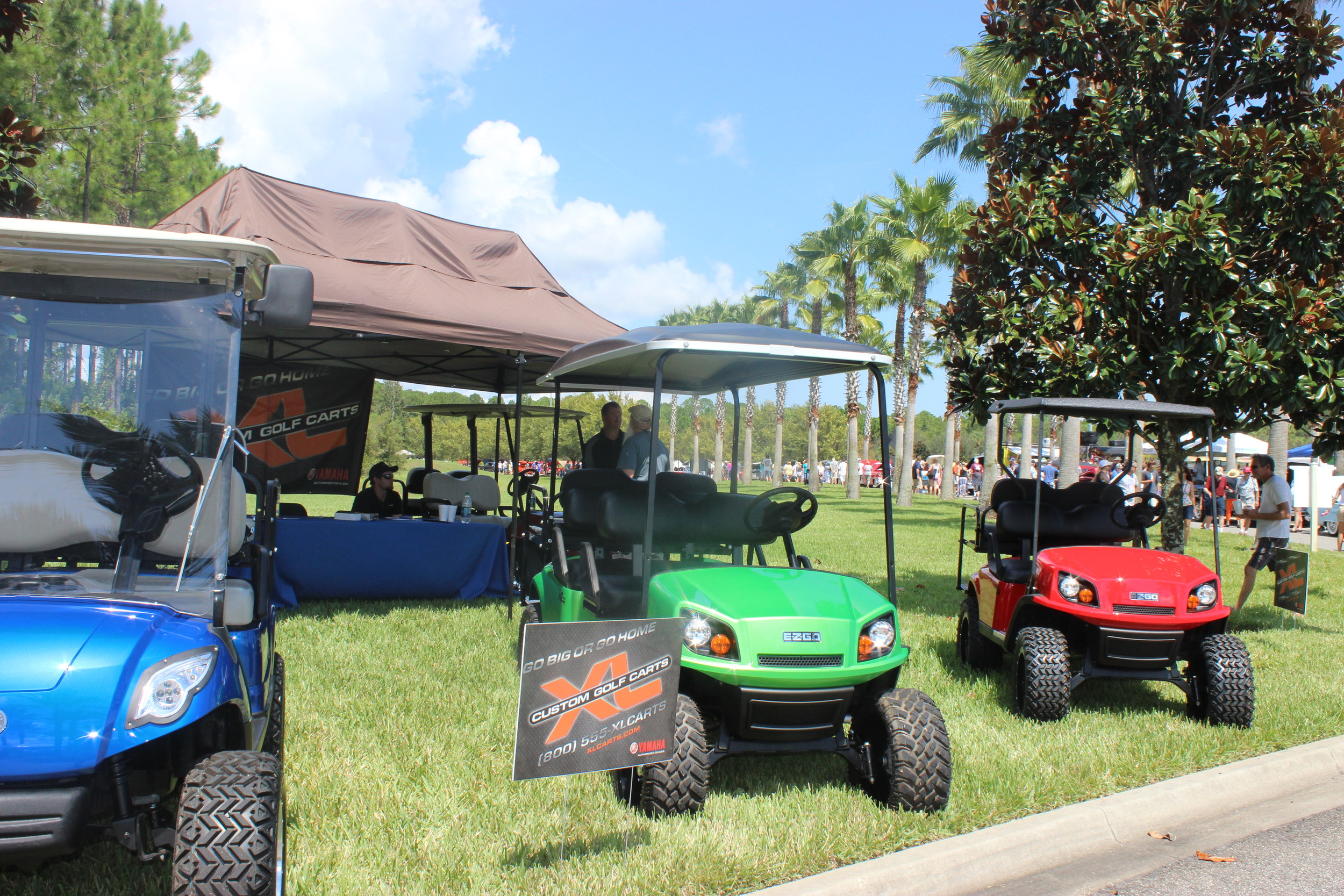 This year’s Auto Show featured a category for golf carts.