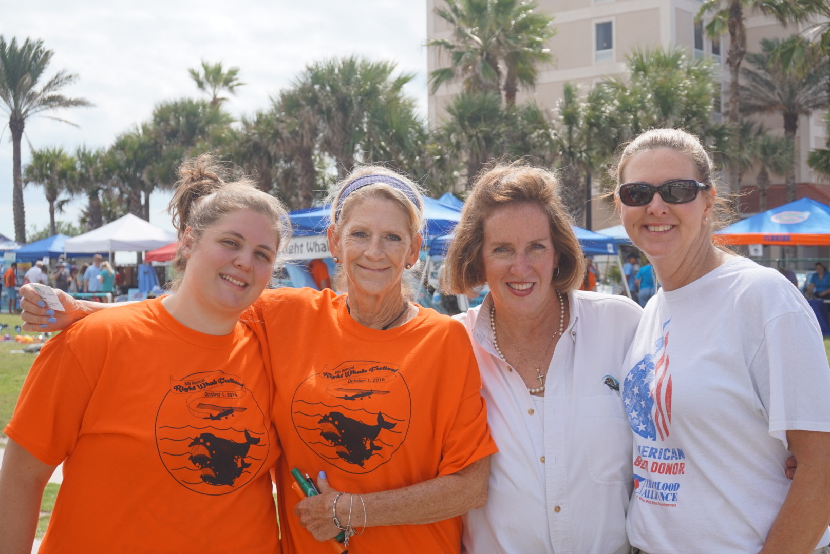 Event volunteers Callen Kelley, Cindy Hewett, Theresa O’Donnell and Sandie Brunson