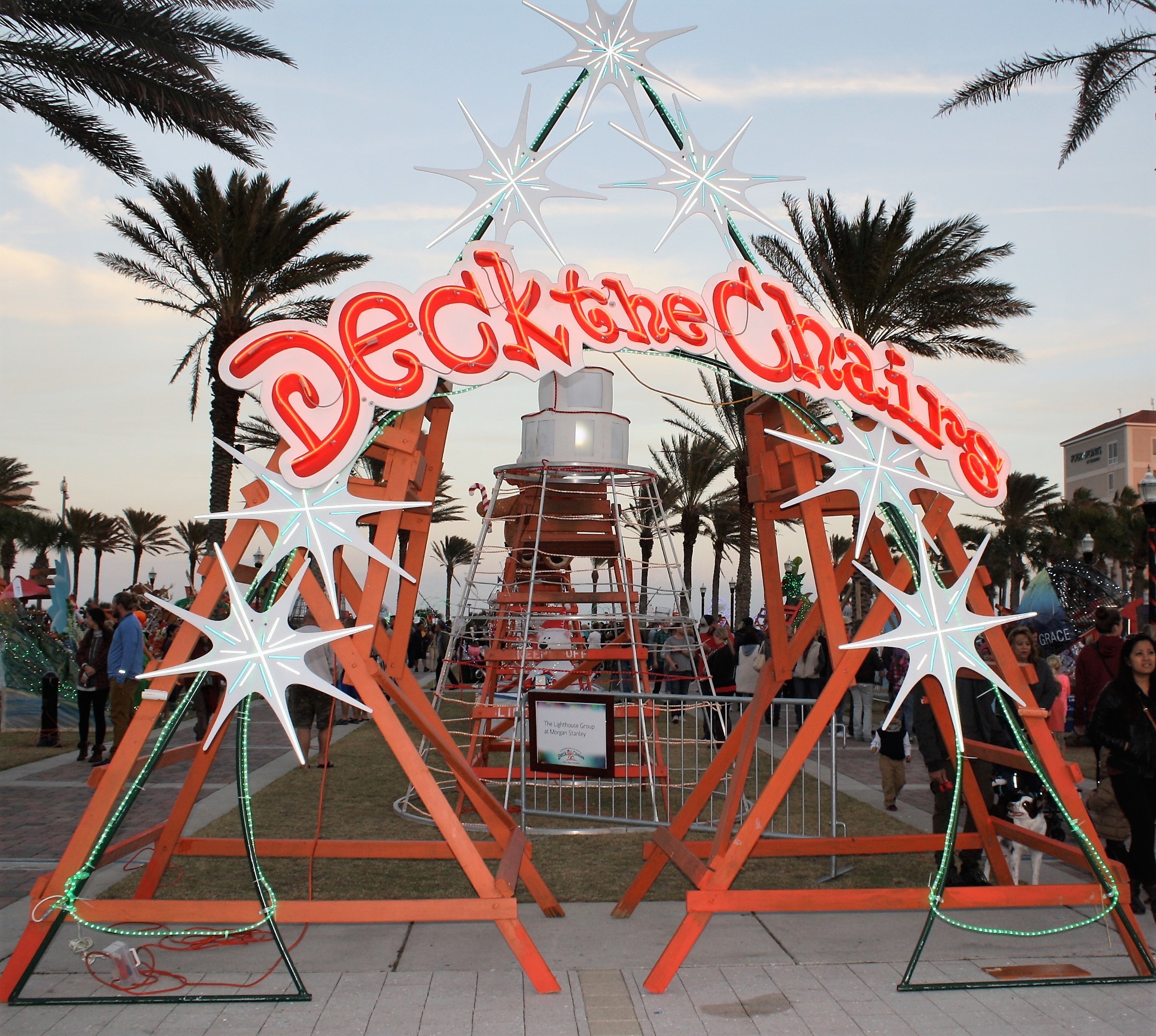 The Beaches holiday season got off to a festive start Nov. 27, when the Light the Beach celebration kicked off the 4th annual Deck the Chairs display in Jacksonville Beach.