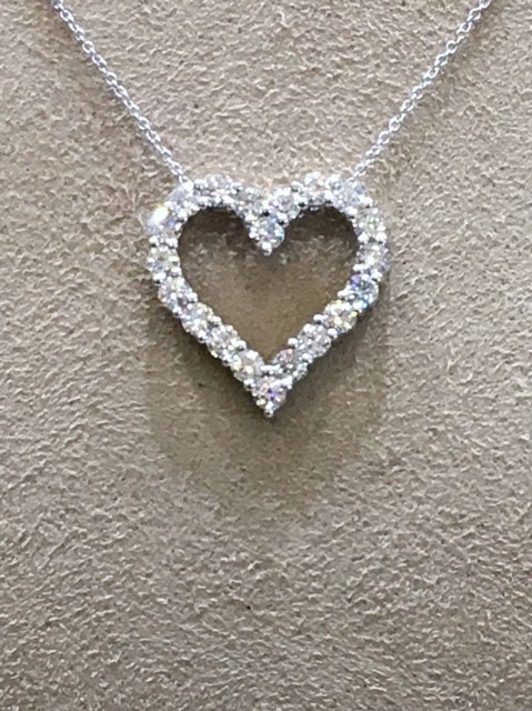 The Heart of Jacksonville necklace crafted by Beard’s Jewelry