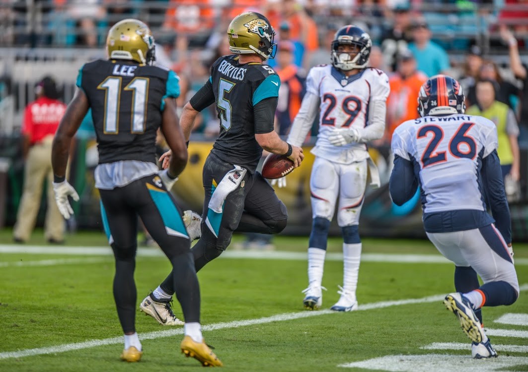 The Jacksonville Jaguars defense forced a three-and-out on the Broncos’ first offensive possession, marking the second consecutive week in which the defense has forced a three-and-out on their opponents’ opening drive.