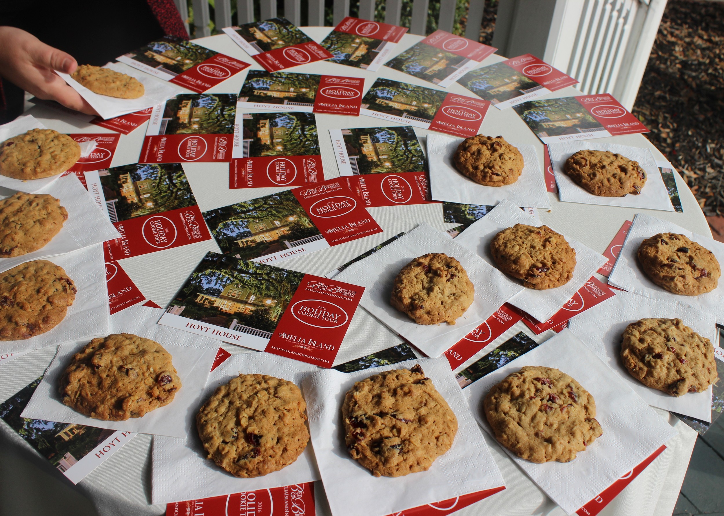 Cookies from the Hoyt House at Amelia Island’s Holiday Cookie Tour