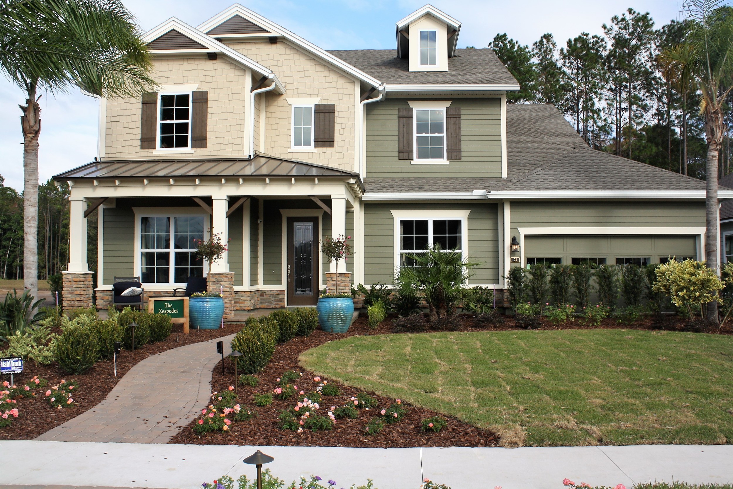 Nocatee offerings: Home buyers can choose from dozens of distinct neighborhoods and home styles, like this home in Nocatee’s Twenty Mile community.