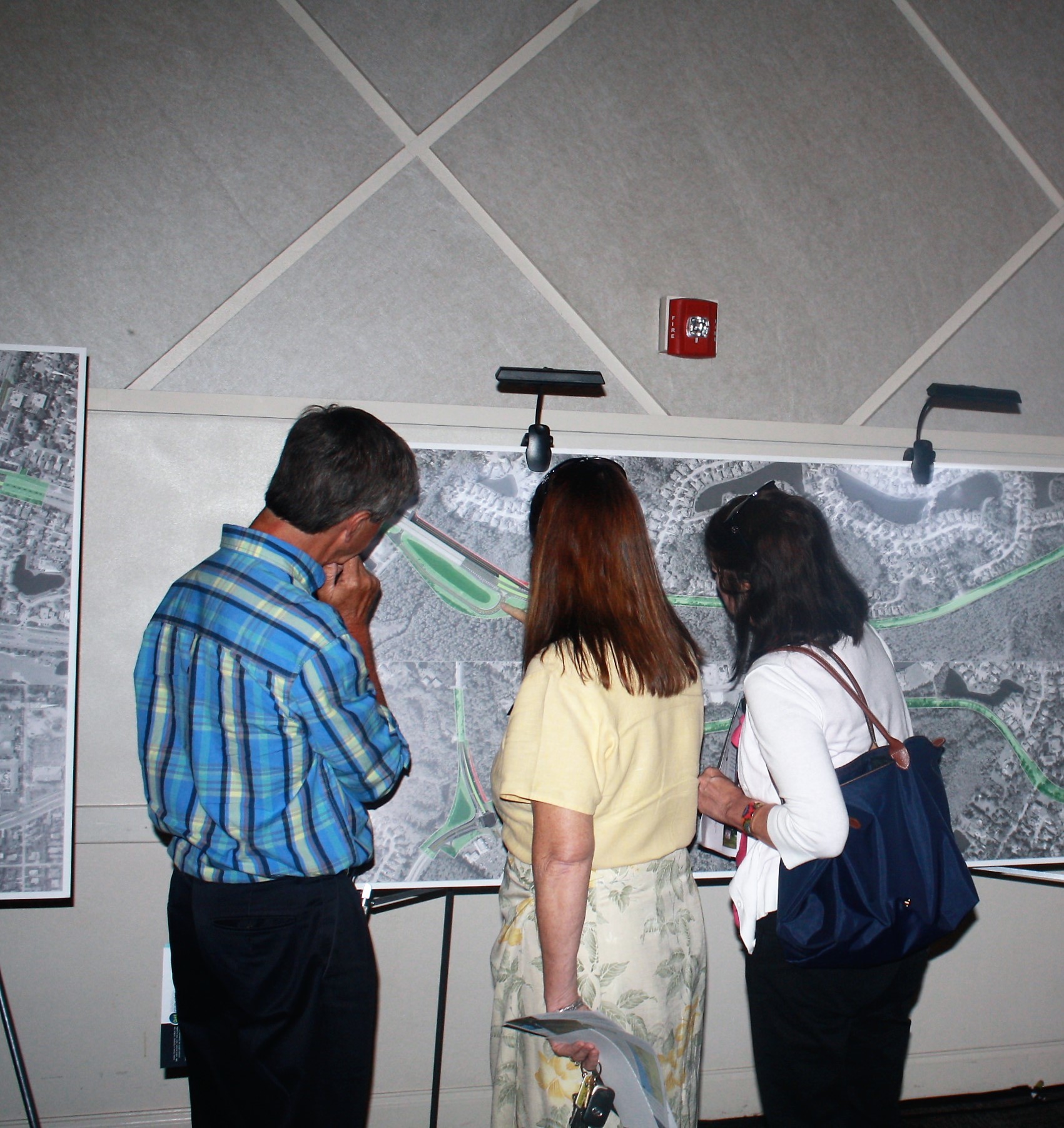 Residents review Ponte Vedra and Palm Valley traffic improvements proposed in a draft study by the North Florida Transportation Planning Organization presented Tuesday evening at a standing-room-only meeting held at the Ponte Vedra Concert Hall.