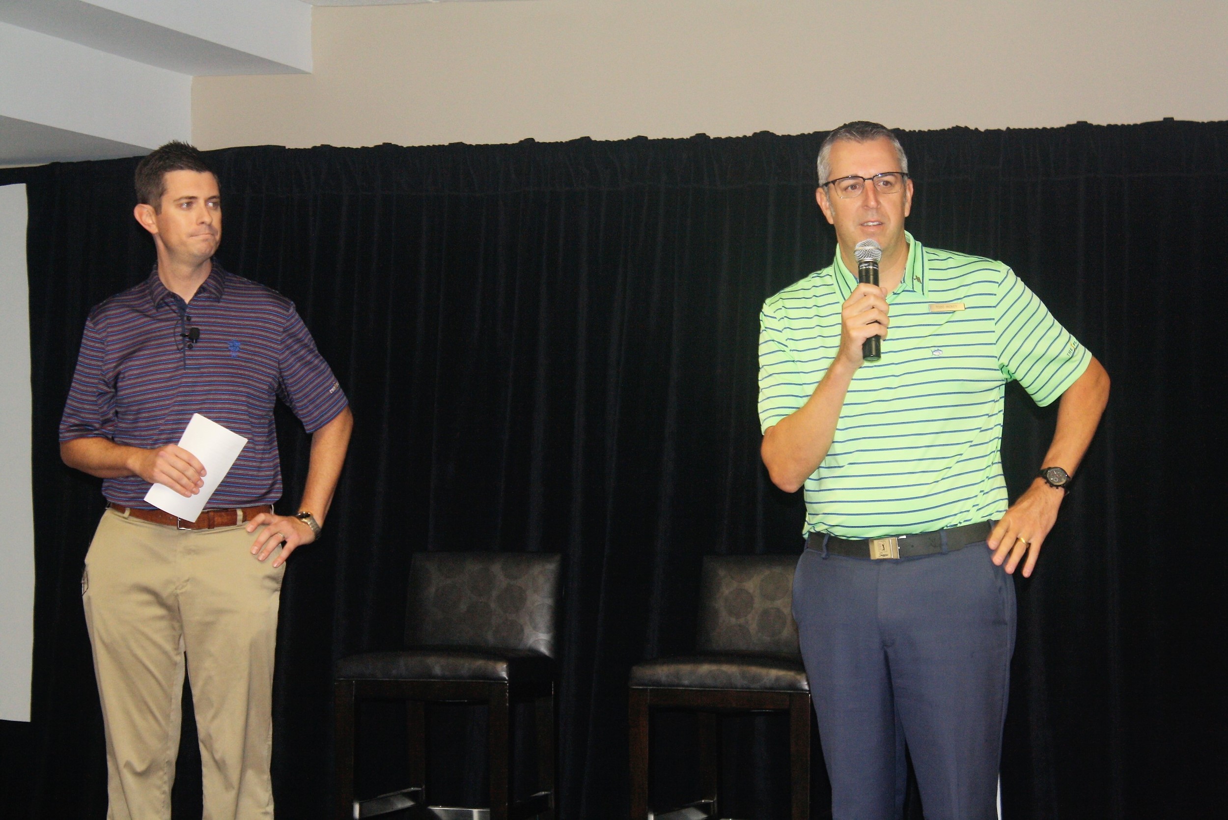 FCA Golf Jax Director Matt Roop and Sawgrass Marriott General Manager Todd Hickey