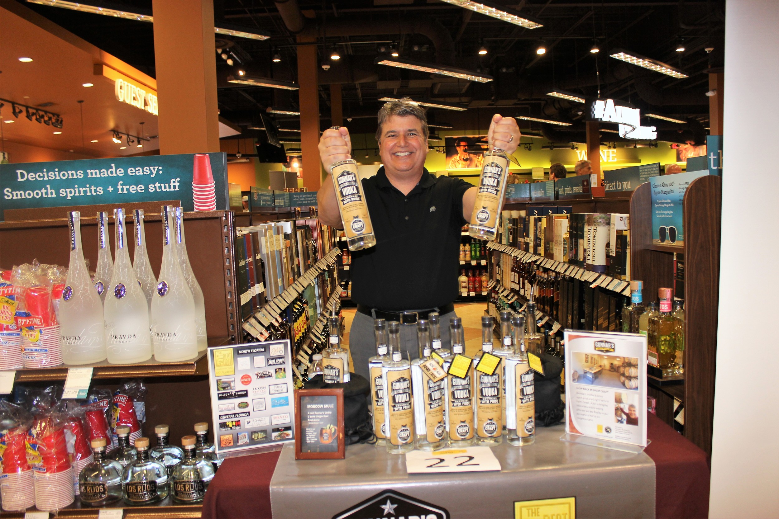 Gunnar’s Distilling Company of Palm Coast was among the vendors participating in the event.