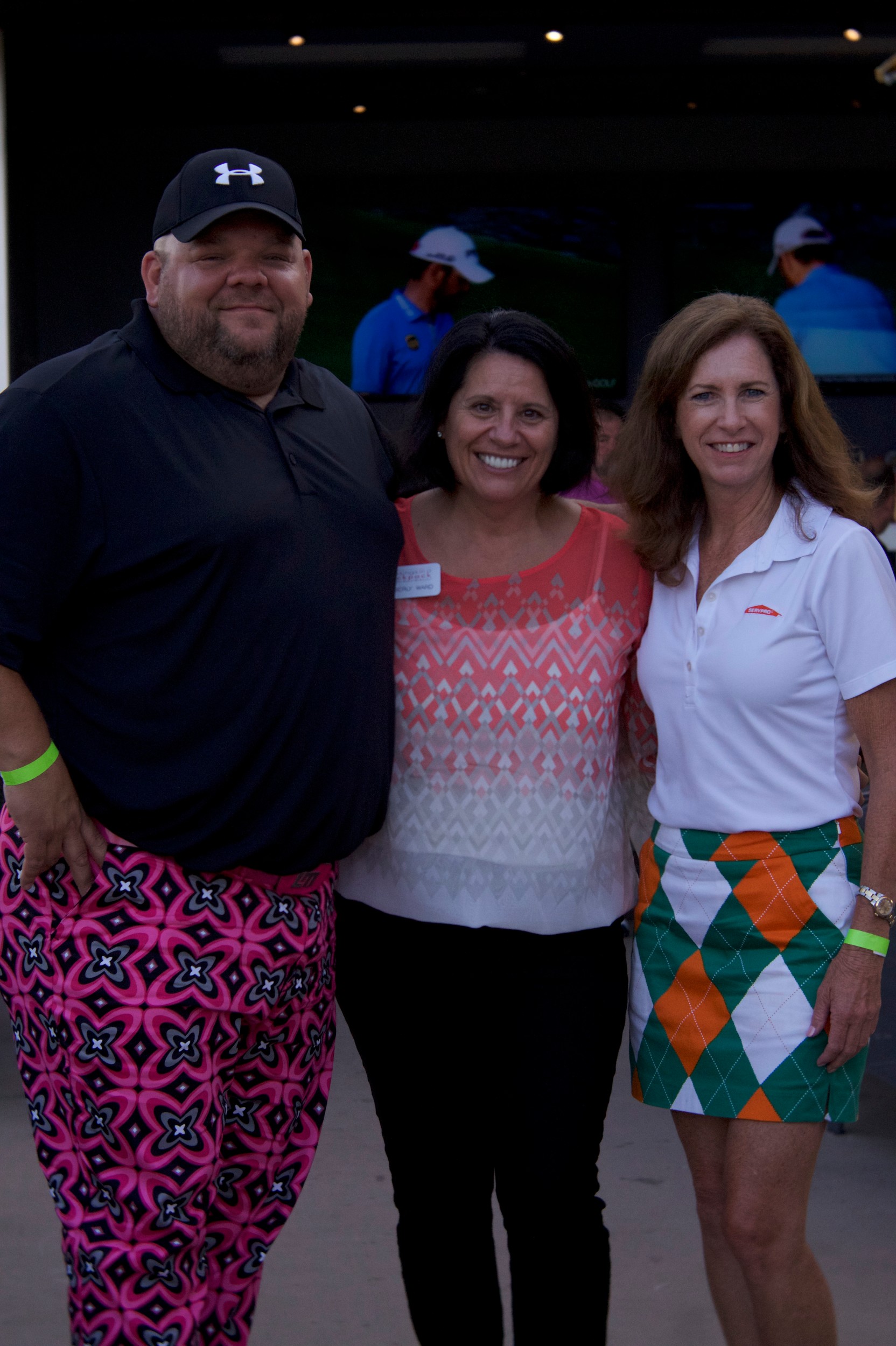 First Coast Blessings in a Backpack Executive Director Kimberly Ward (center) with Fancy Pants Chairs Patrick Spacek and Robin Braddock