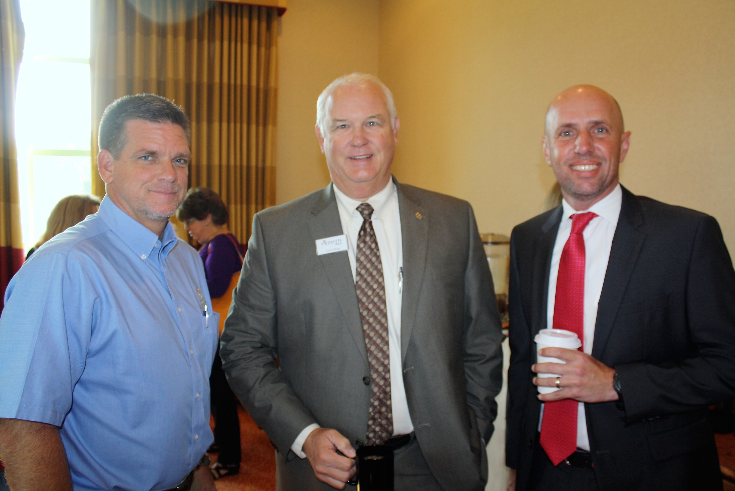 Mike Davis, Cecil Gibson and St. Augustine Vice Mayor Todd Neville