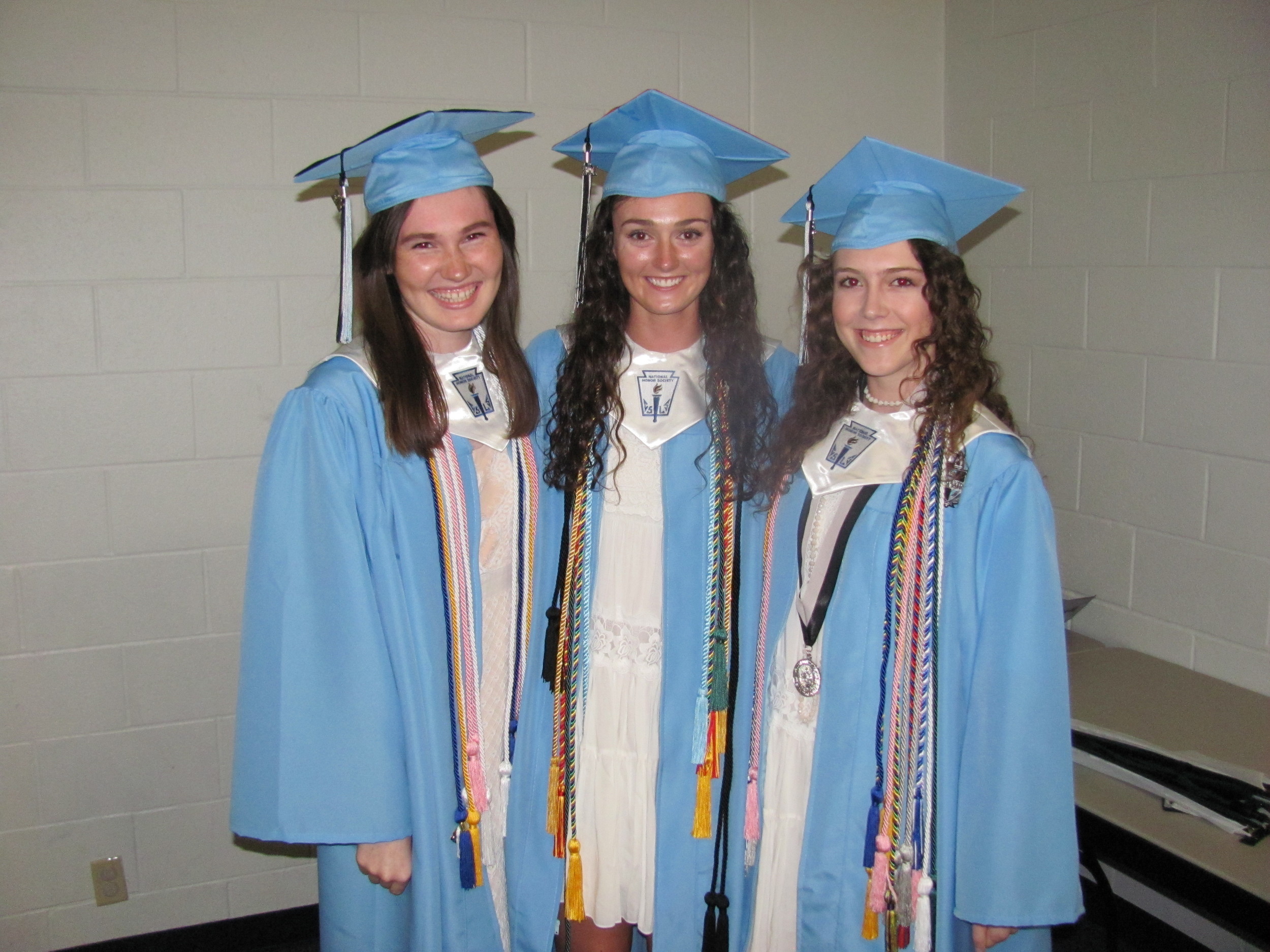 Beth Slade, Emily Waud and Madison Cooper