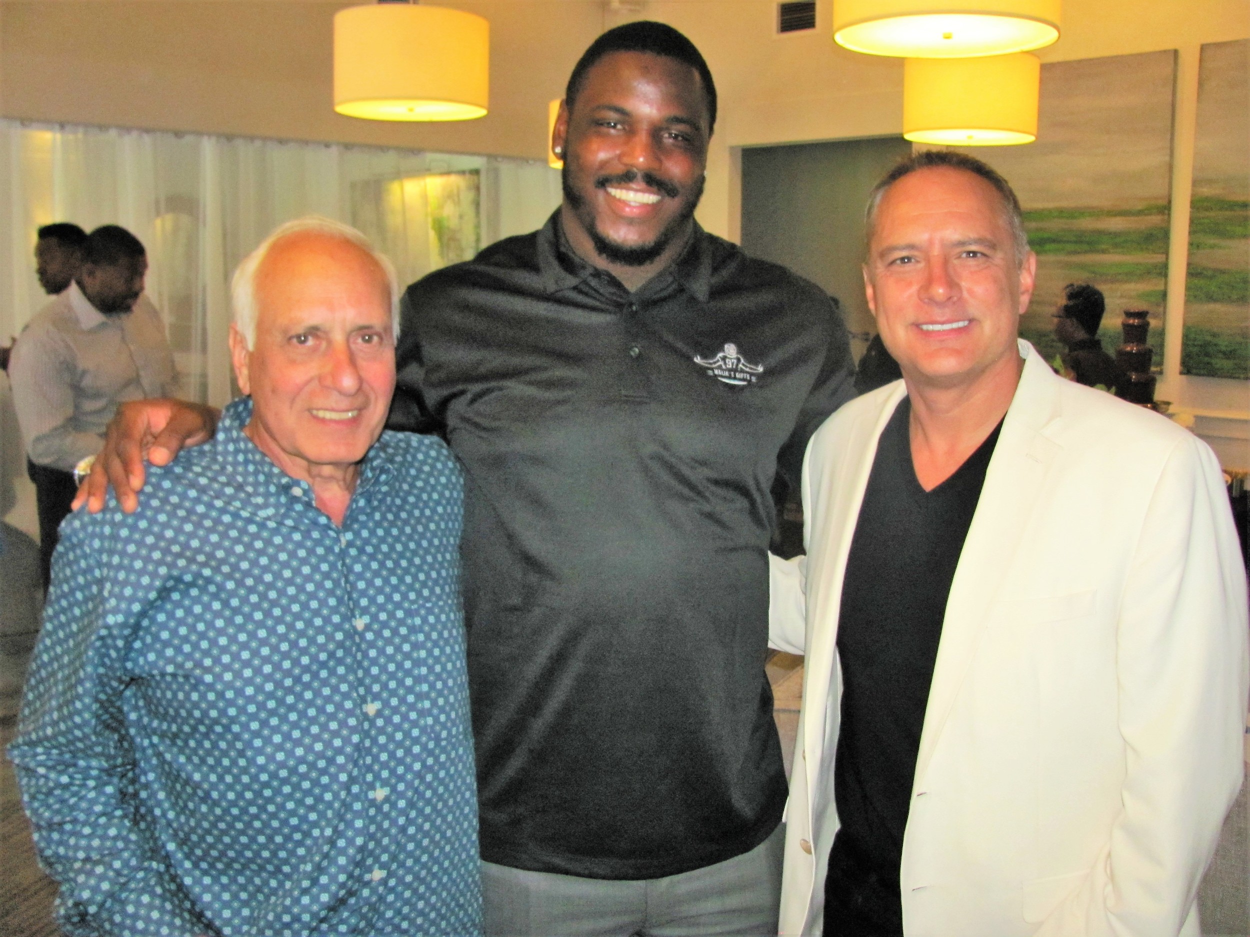Eleven South Partner Rocco Larizza, Malik Jackson and 3 Palms Grille Owner and Eleven South Owner/Partner John Nagy