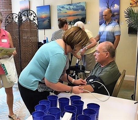 Cypress Village residents recently participated in National Senior Health & Fitness Day.