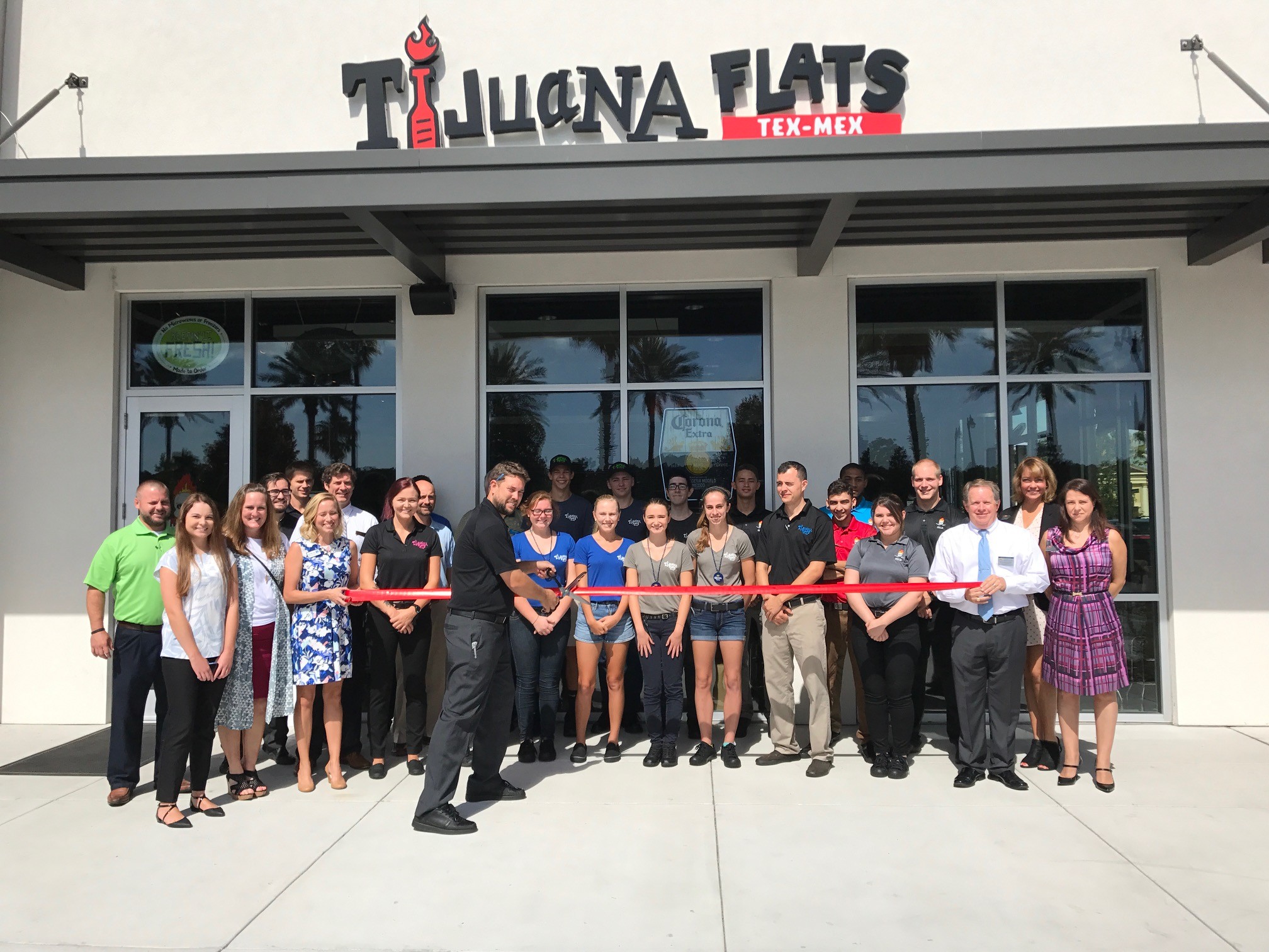 Tijuana Flats holds a ribbon cutting ceremony for its new Nocatee location June 23. The restaurant officially opened for business June 26.