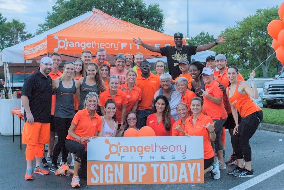 Orangetheory Fitness team members spread the word about their new studio locations.