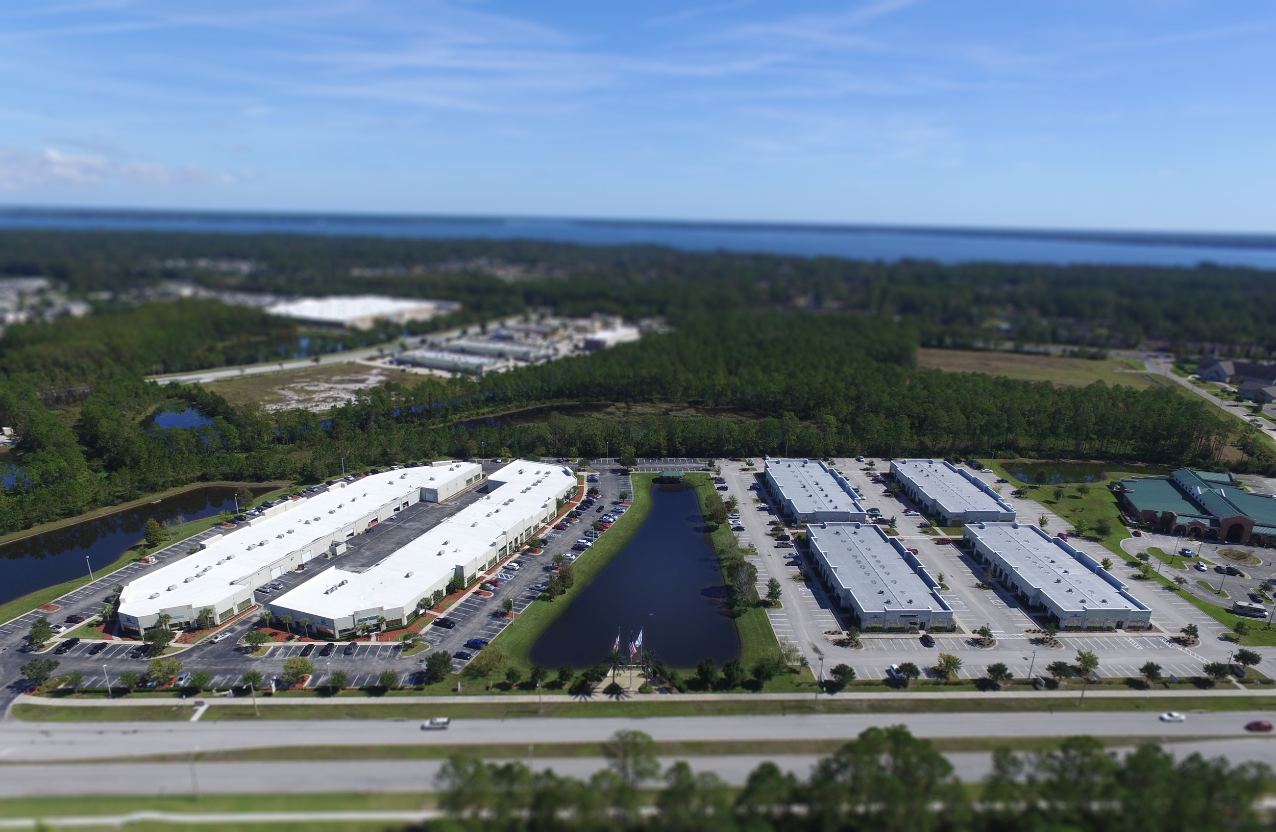 Located 20 miles southwest of downtown Jacksonville, Fleming Island Business Park consists of 143,669 square feet within six single story office buildings.