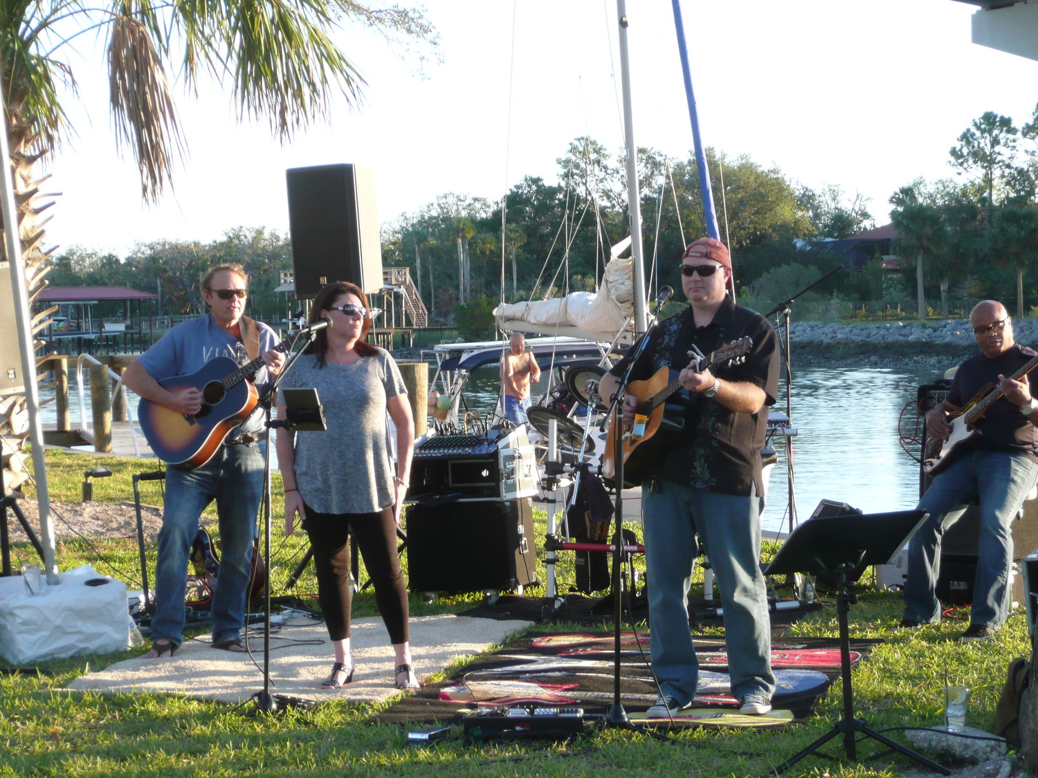 Radio Phillips performs at the Palm Valley Outdoors reception.