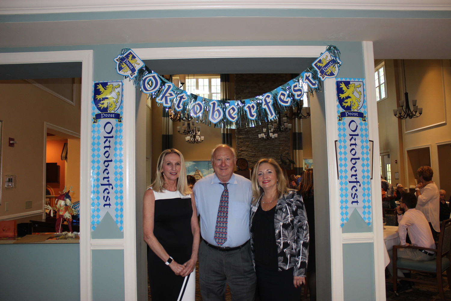 The Palms at Ponte Vedra Executive Director Barbara Matteson, President Steve Sell and Director of Sales and Marketing Kay Tober