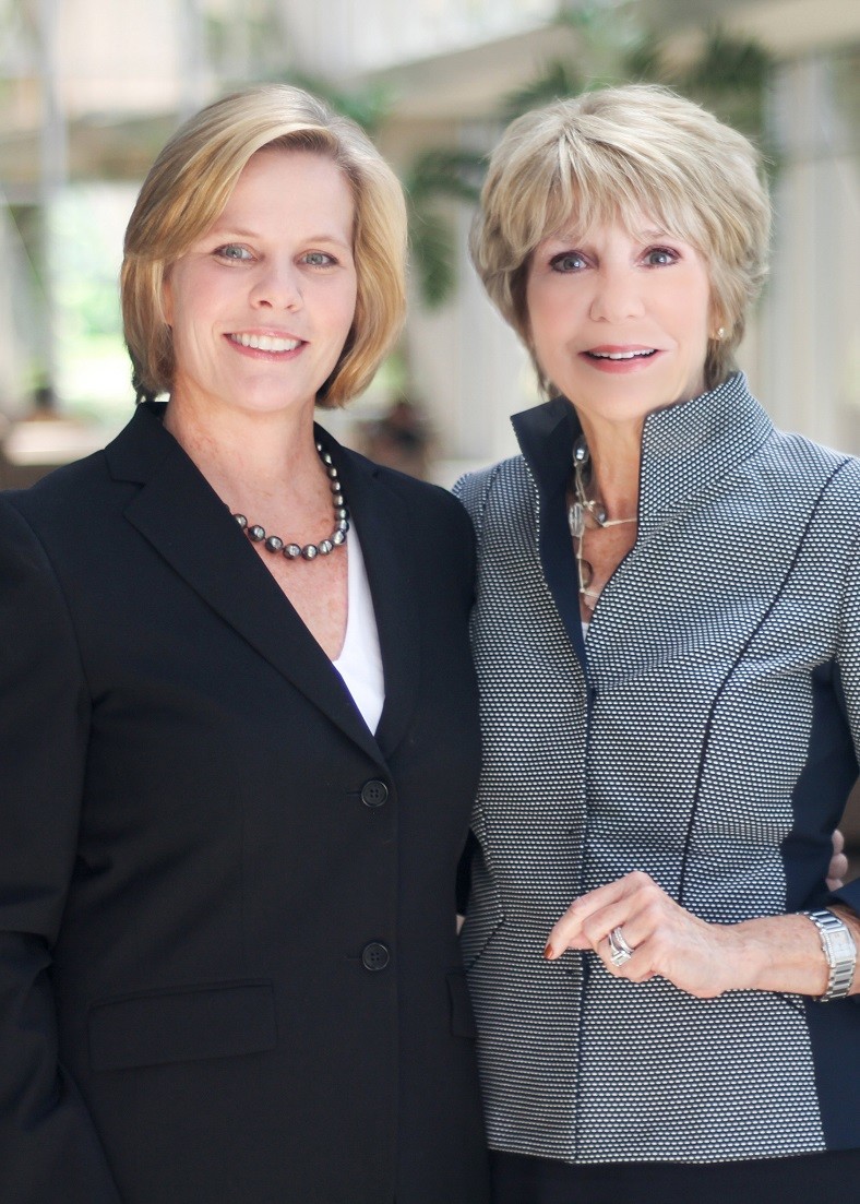 Berkshire Hathaway HomeServices Florida Network Realty Broker/Executive Vice President Christy Budnick and Founder, President and CEO Linda H. Sherrer