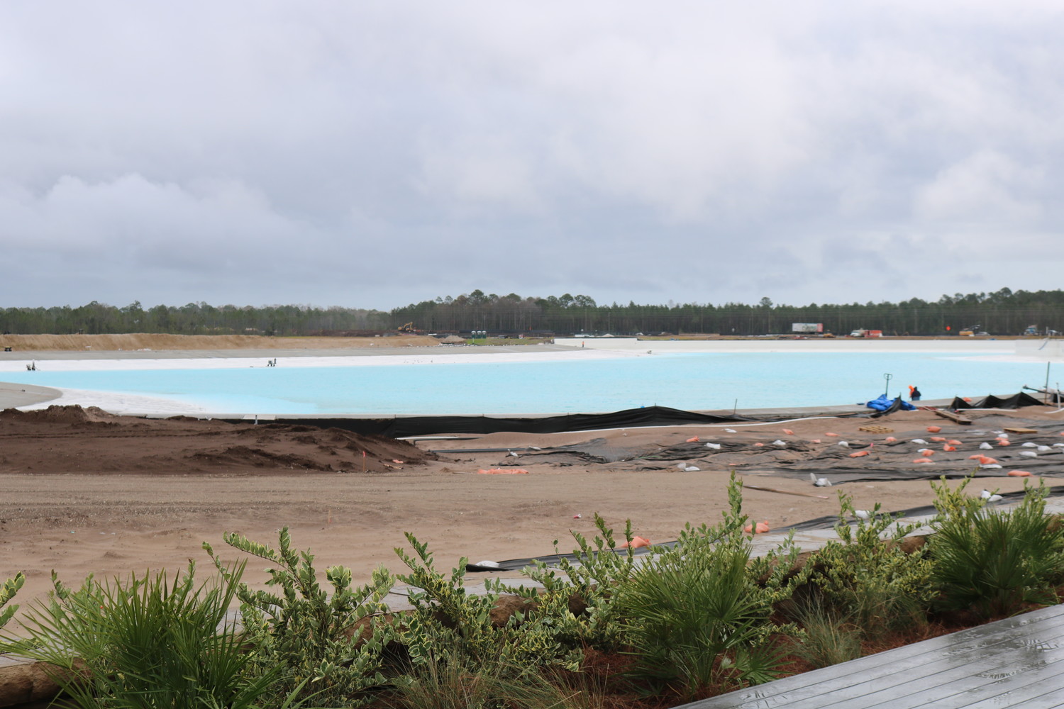 The Crystal Lagoon is currently under construction.