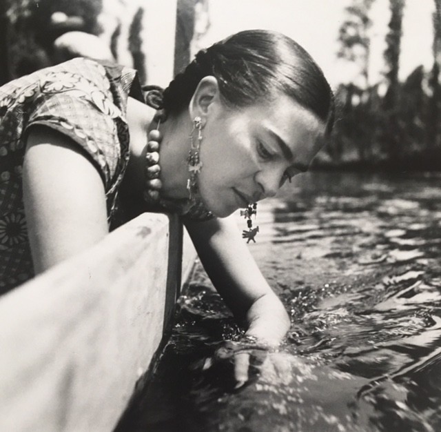 "Frida at the pond” by Fritz Henle