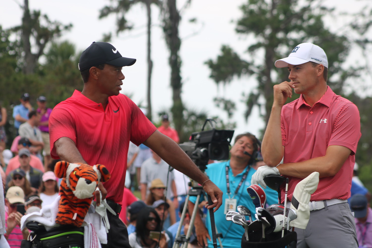 Tiger Woods is paired with Jordan Spieth on the final day of THE PLAYERS Championship.