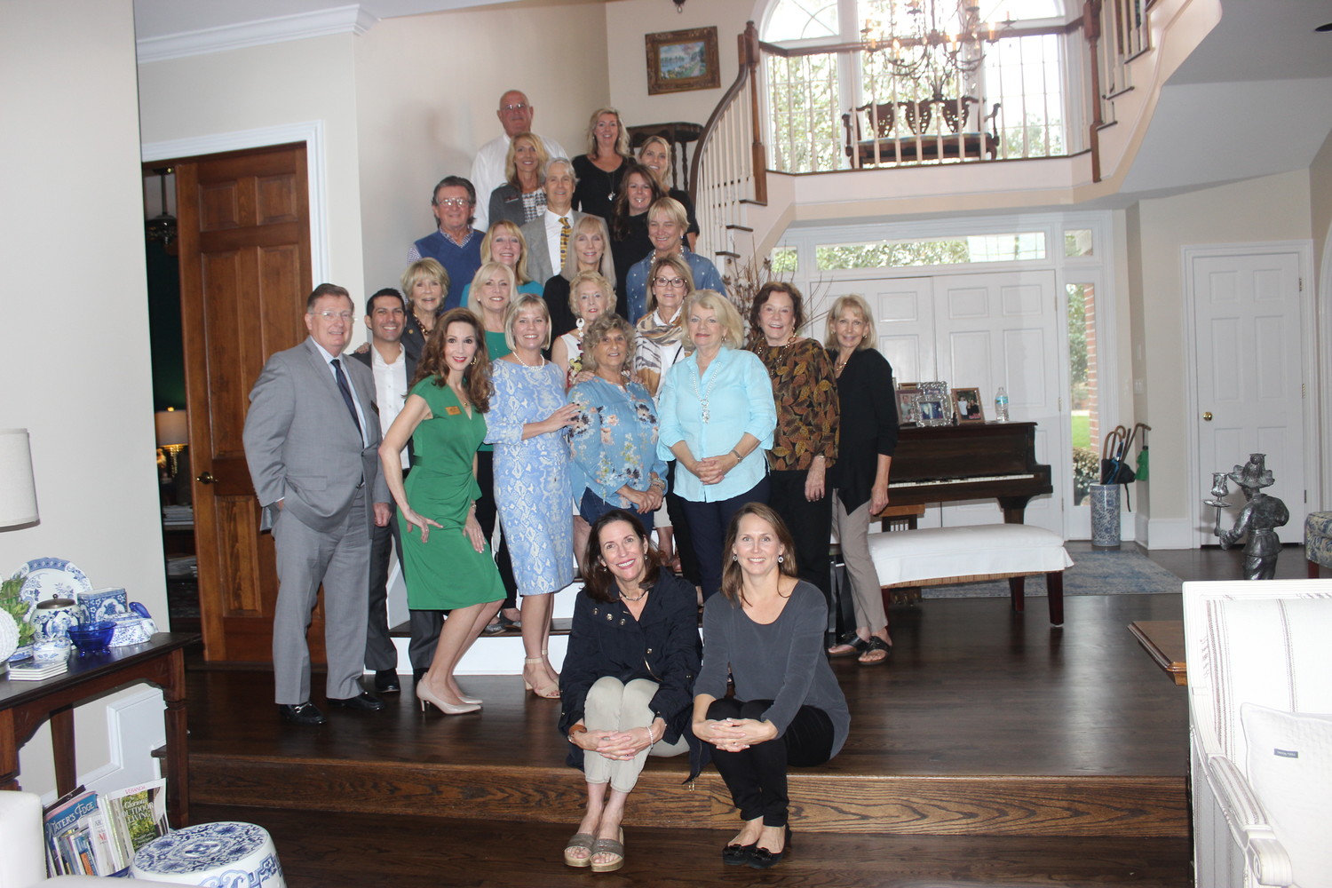 Sand Castles contributors gather at the home of contributing editor Janet Westling in Sawgrass Village on Nov. 14 to celebrate the publication’s fifth anniversary. Westling also thanked the contributors for their involvement.