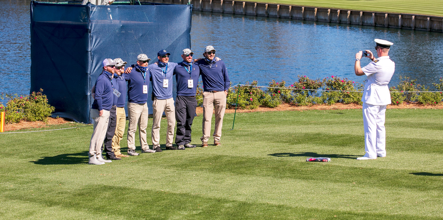 Military service members take part in the festivities during THE PLAYERS’ annual Military Appreciation Day.