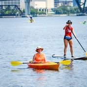 This Mother’s Day, moms are encouraged to grab their oved ones and try a new activity, such as paddle boarding