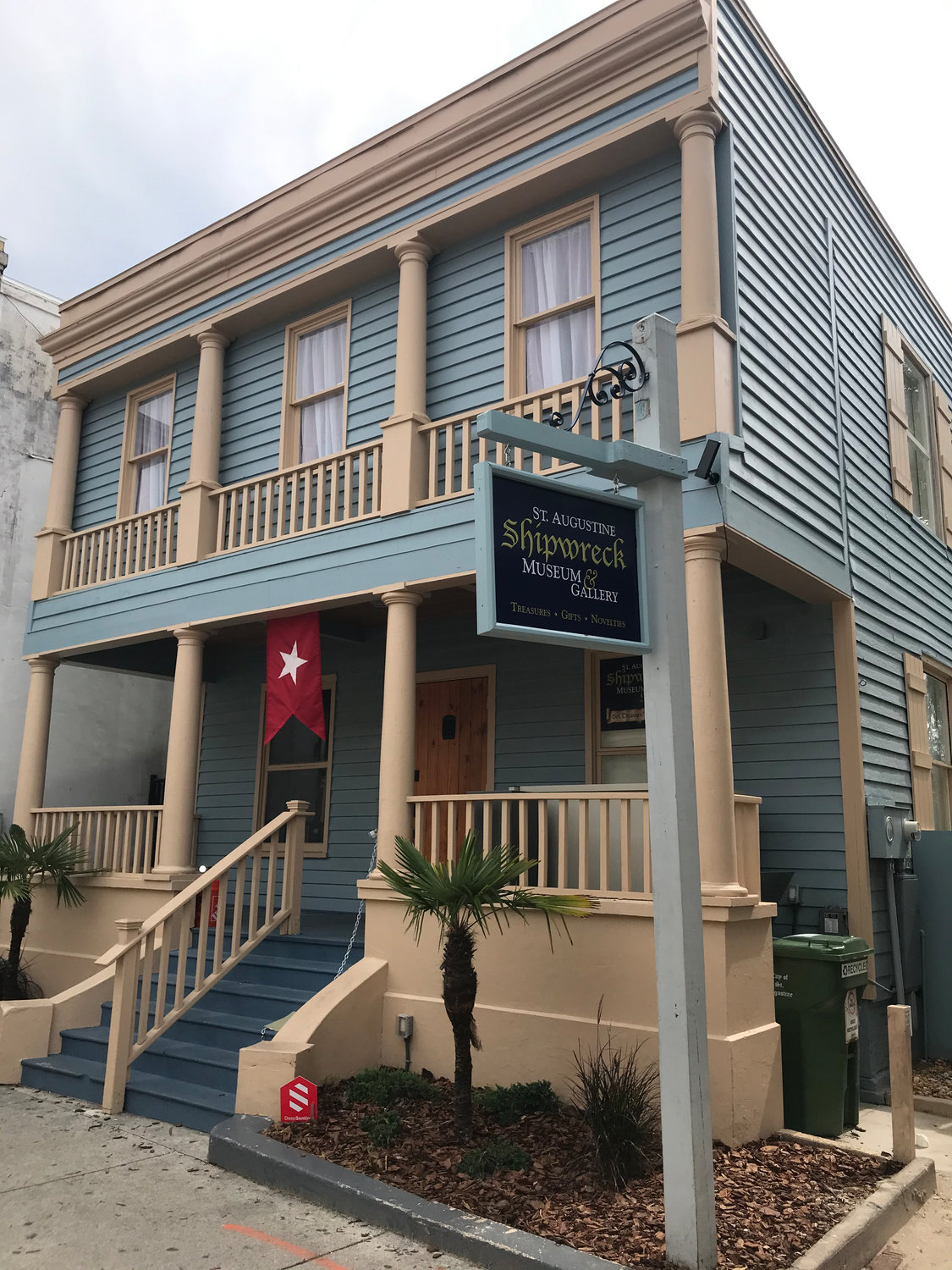 The St. Augustine Shipwreck Museum & Gallery is located at 46 Charlotte St. in St. Augustine.