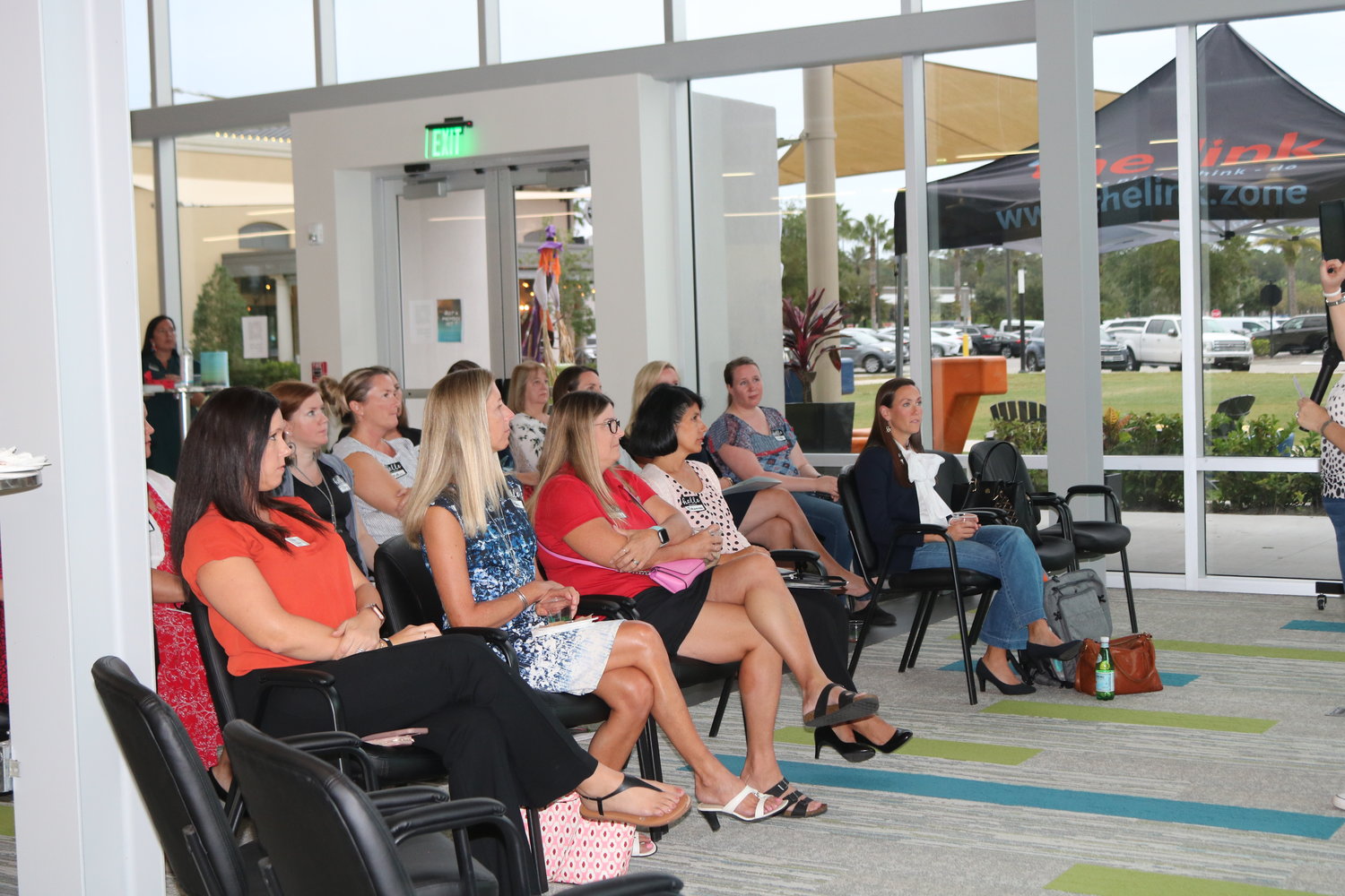 Women Empowering Women attracted a sizable audience to their recent presentation at the link.