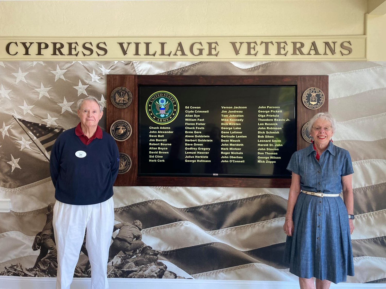 U.S. Army veteran Tom and Jettie Johnston