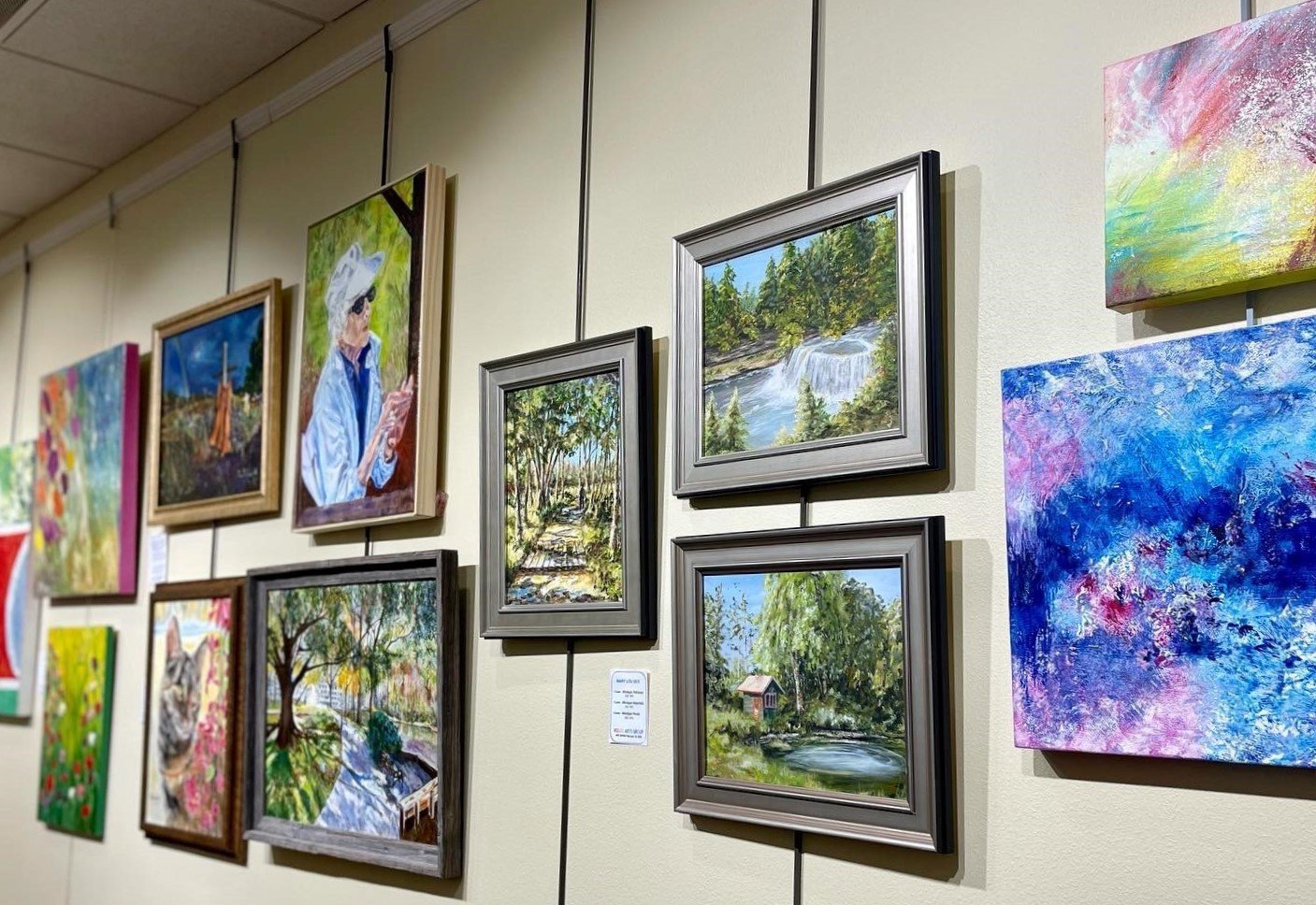 All artwork in Cypress Village’s Visual Arts Show was created by residents.