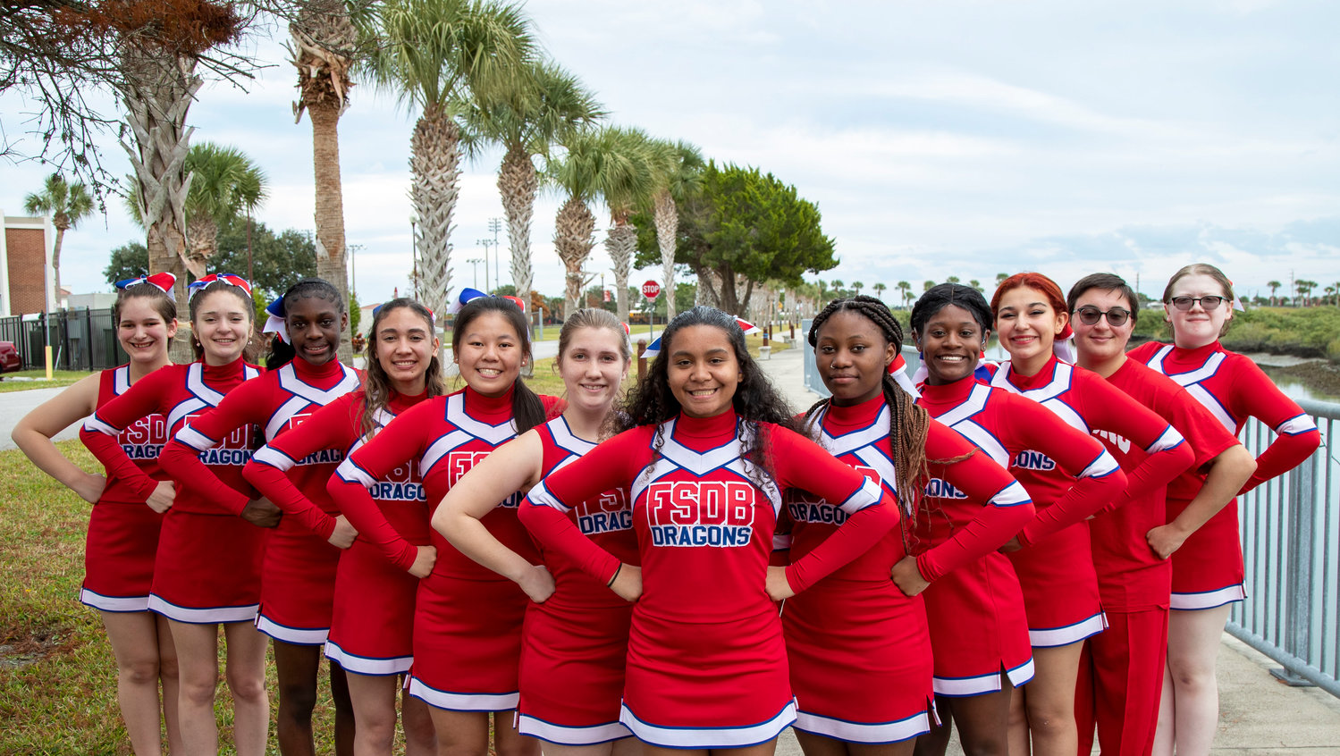 The FSDB cheerleaders made it all the way to the state competition this year. Thanks to a charitable donation from THE PLAYERS, the team was able to get new uniforms and practice mats