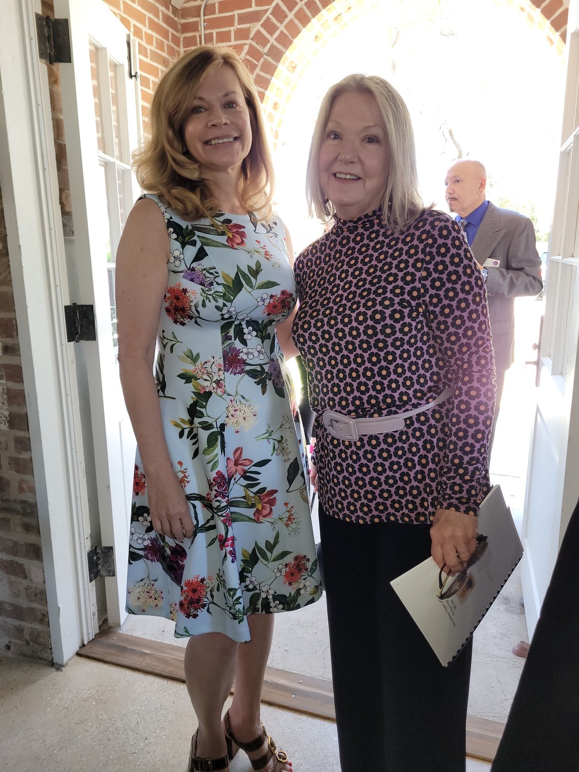 Christina Parrish Stone and City of St. Augustine Vice Mayor Nancy Sikes-Kline are seen at the St. Johns Cultural Council ROWITA award event at The Waterworks.