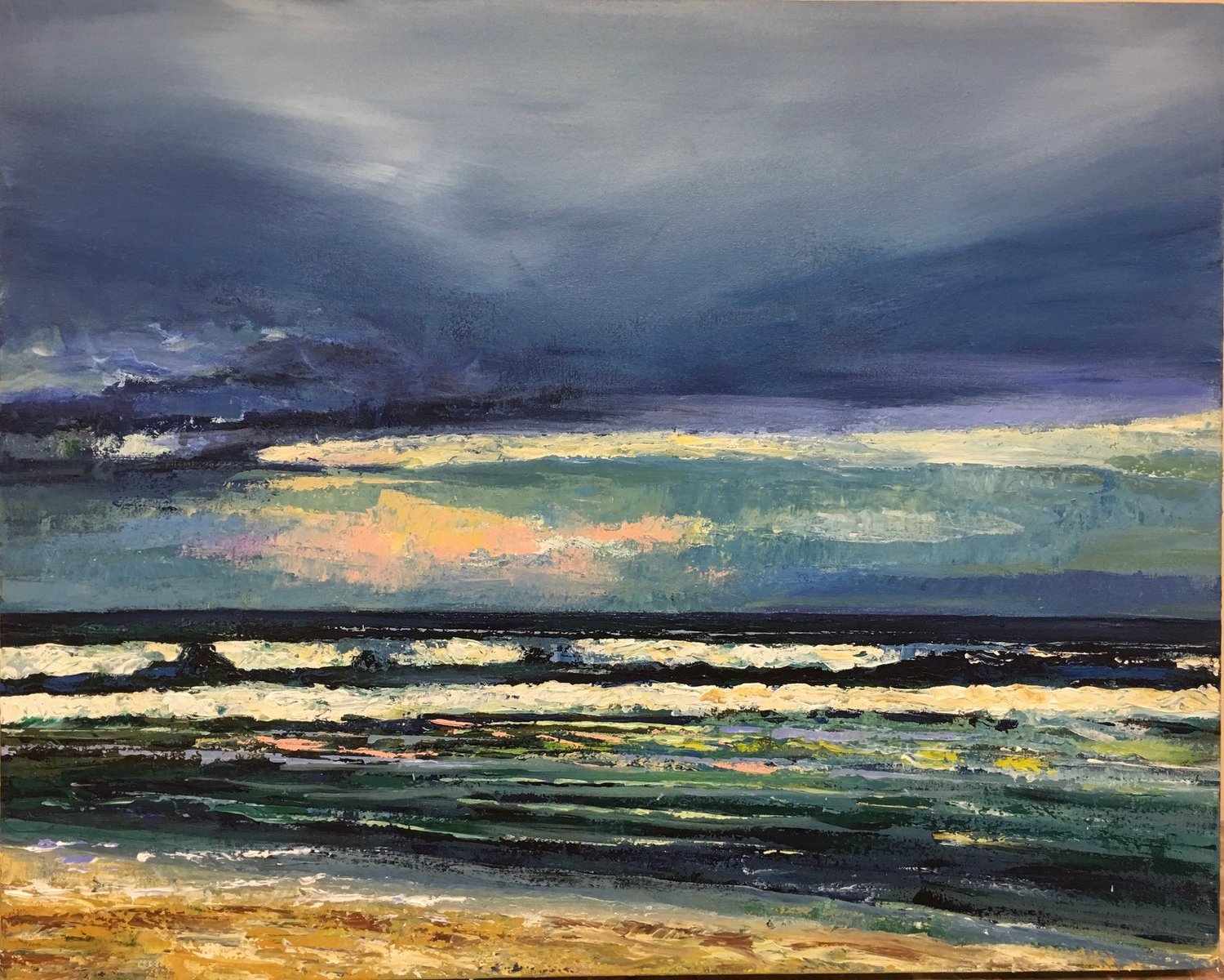 Charlotte Chastain enjoys painting landscapes, seascapes and flowers.