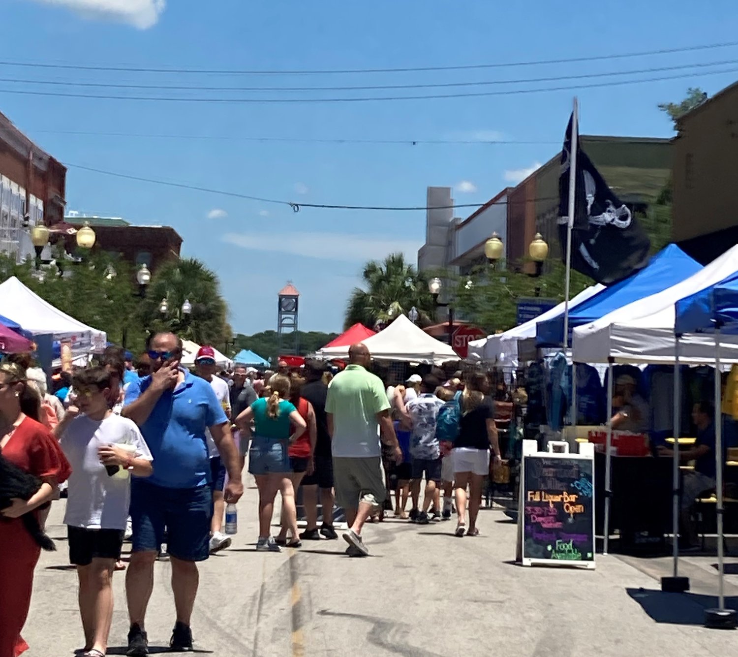 The Palatka Blue Crab Festival brought families to the waterfront where vendors offered them a variety of dining options.