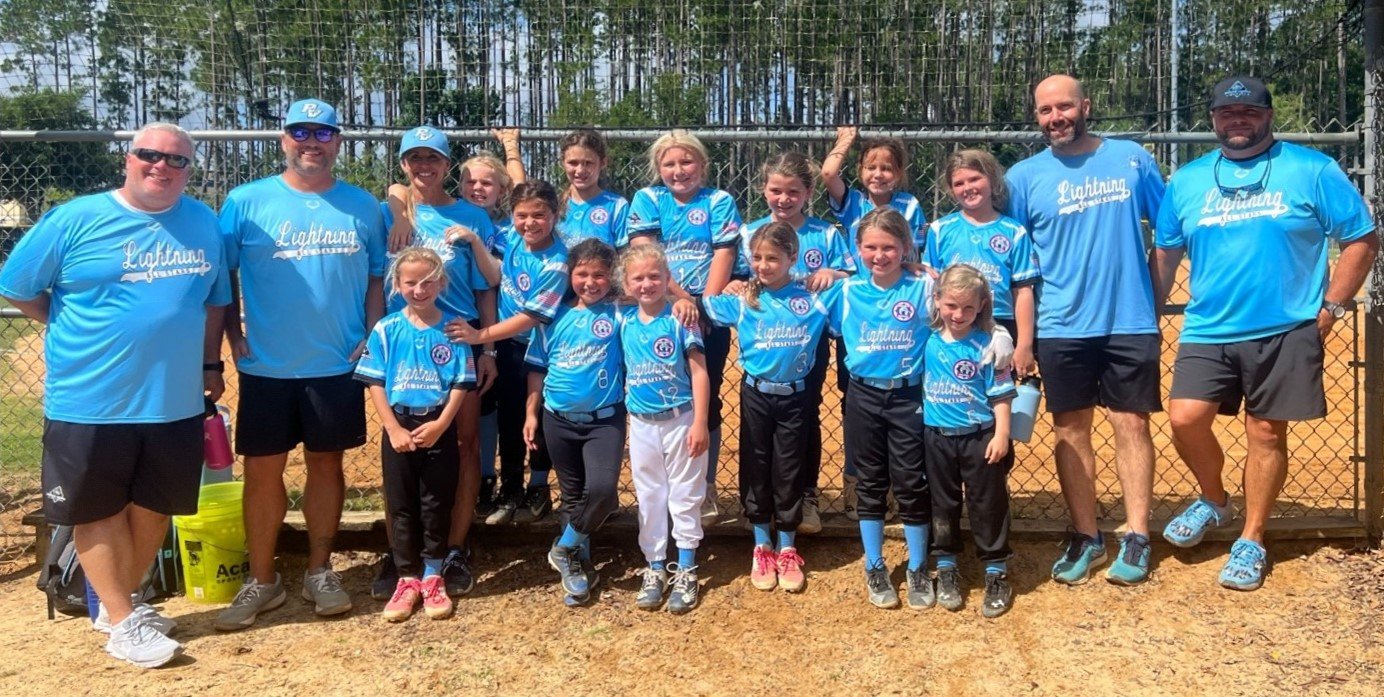 The Ponte Vedra Lightning 8U softball team finished fourth at the State of Florida Babe Ruth Softball Tournament, held June 23-26 in Lake City.